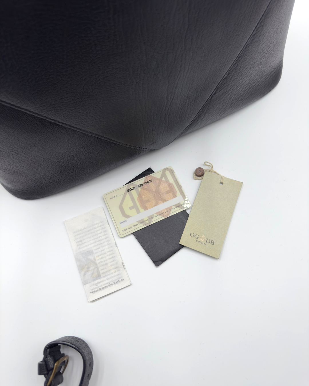 Bolso Golden Goose Olivia de piel negra