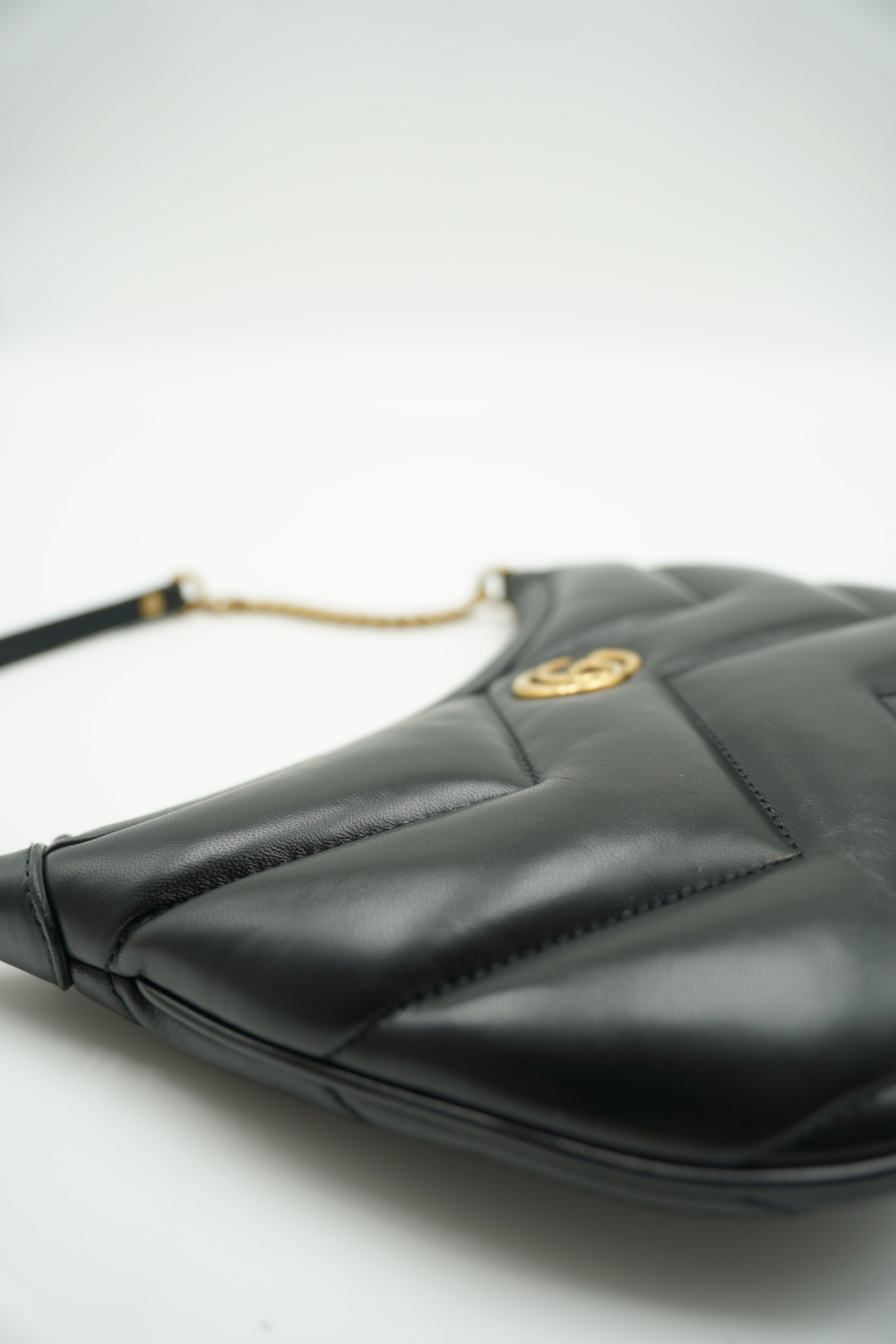 Gucci Borsa A Spalla Marmont Pelle Nera - Usato Autentico