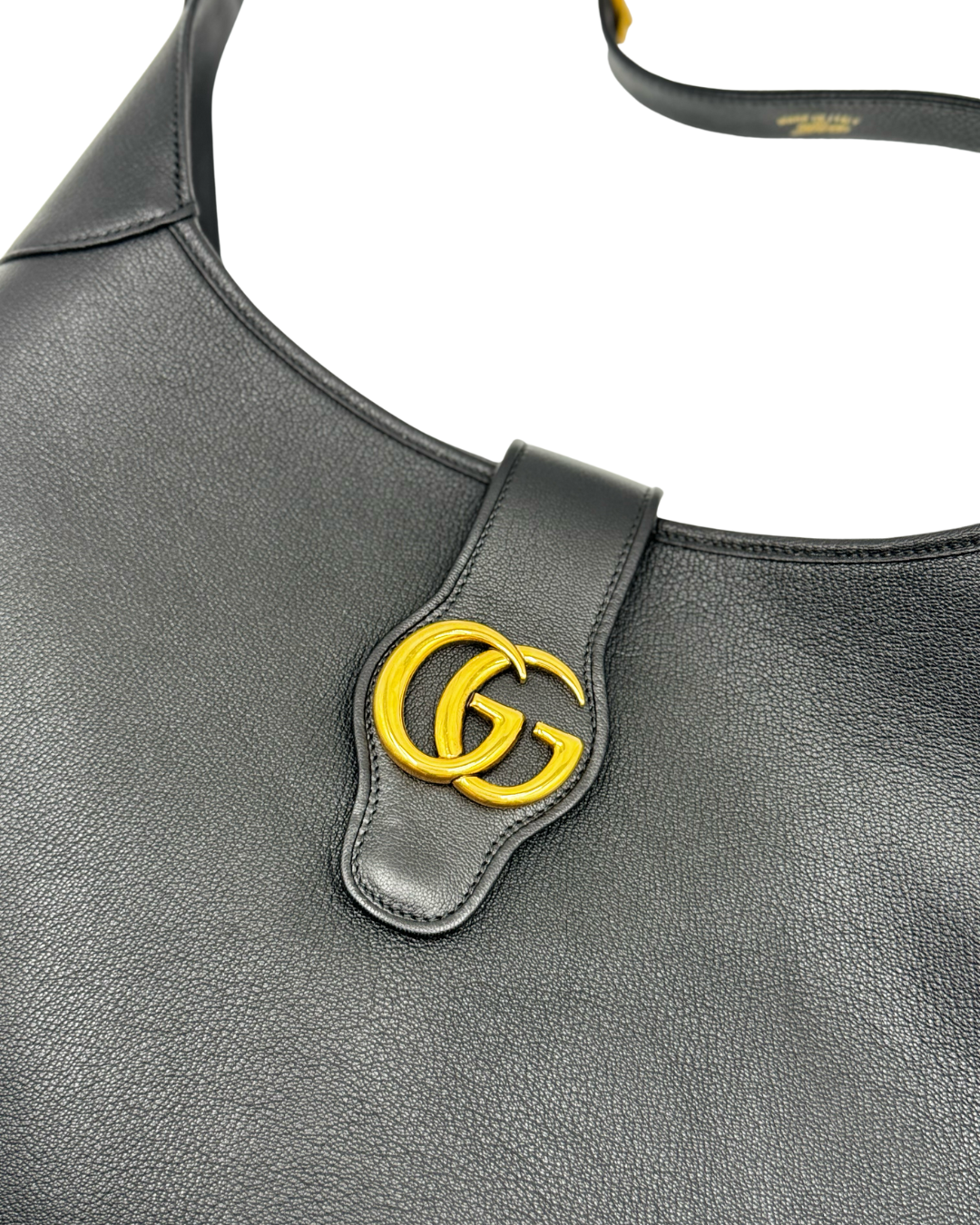 Gucci Aphrodite Hobo bag nera pelle hardware oro