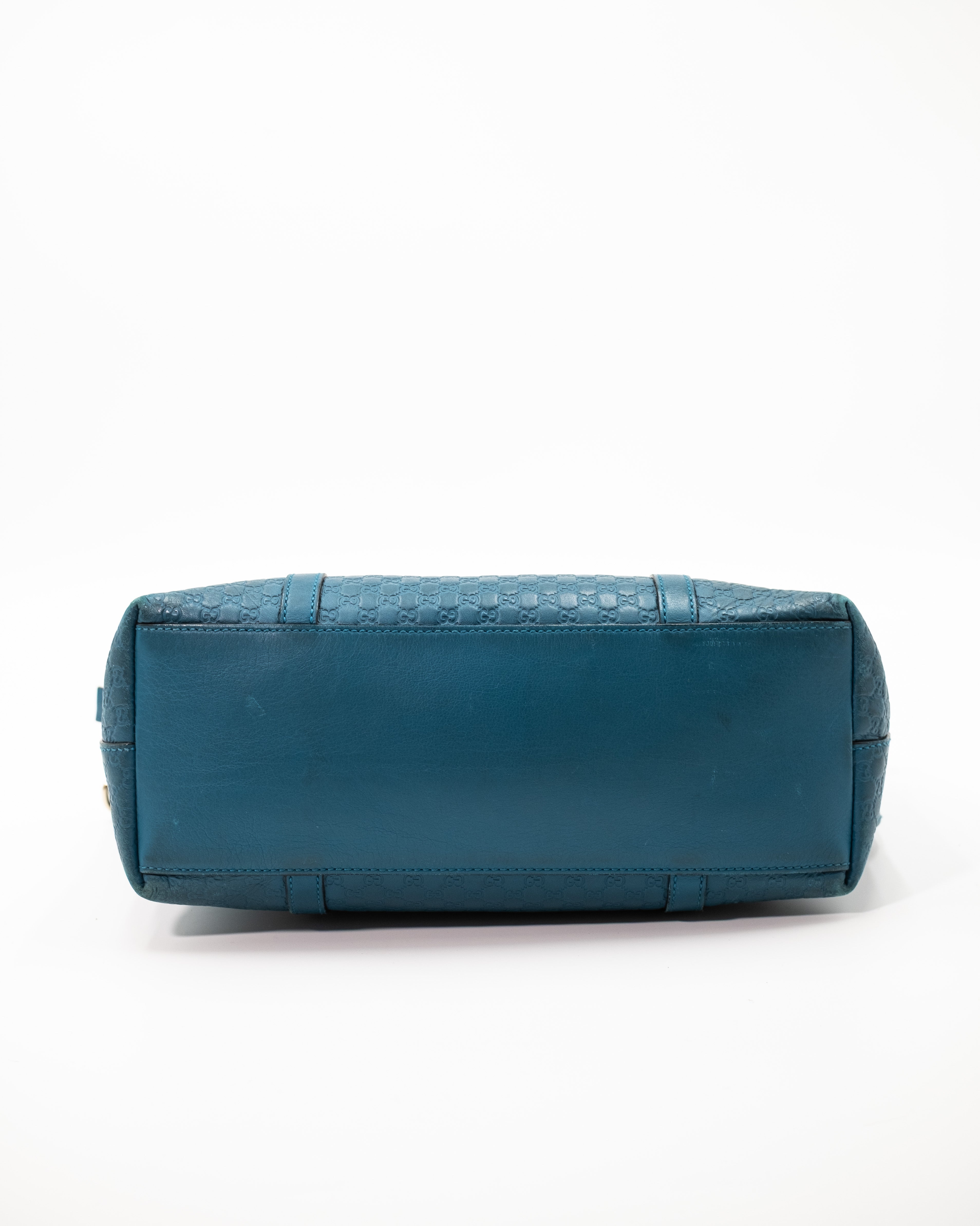 Gucci Borsa Bauletto Joy Pelle Microguccissima Celeste borsa usata autentica - Aurea Luxury Lab