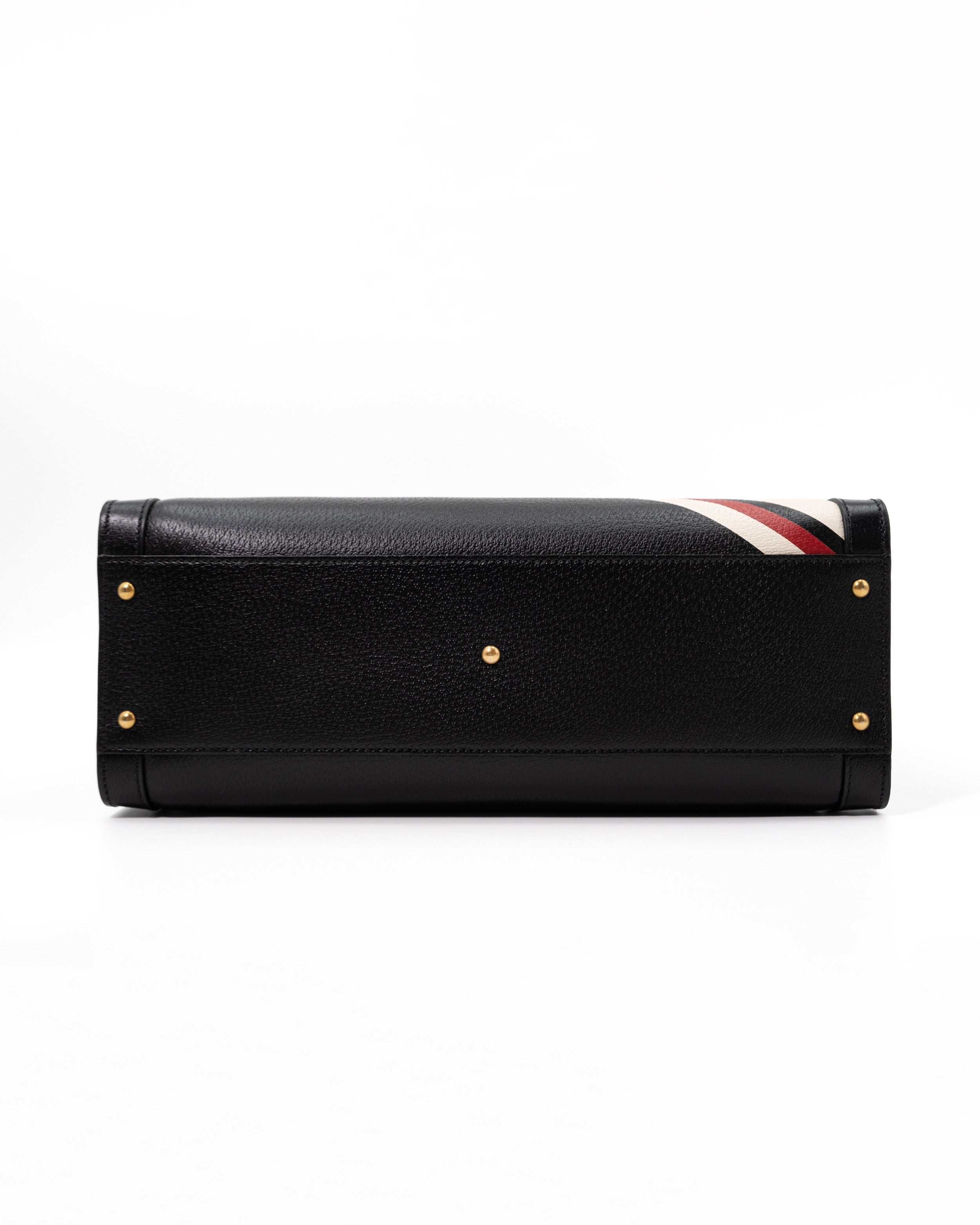 Gucci Borsa Tote Diana Bamboo Large Pelle Nera Edizione Limitata luxury resale autentica - Aurea Luxury Lab