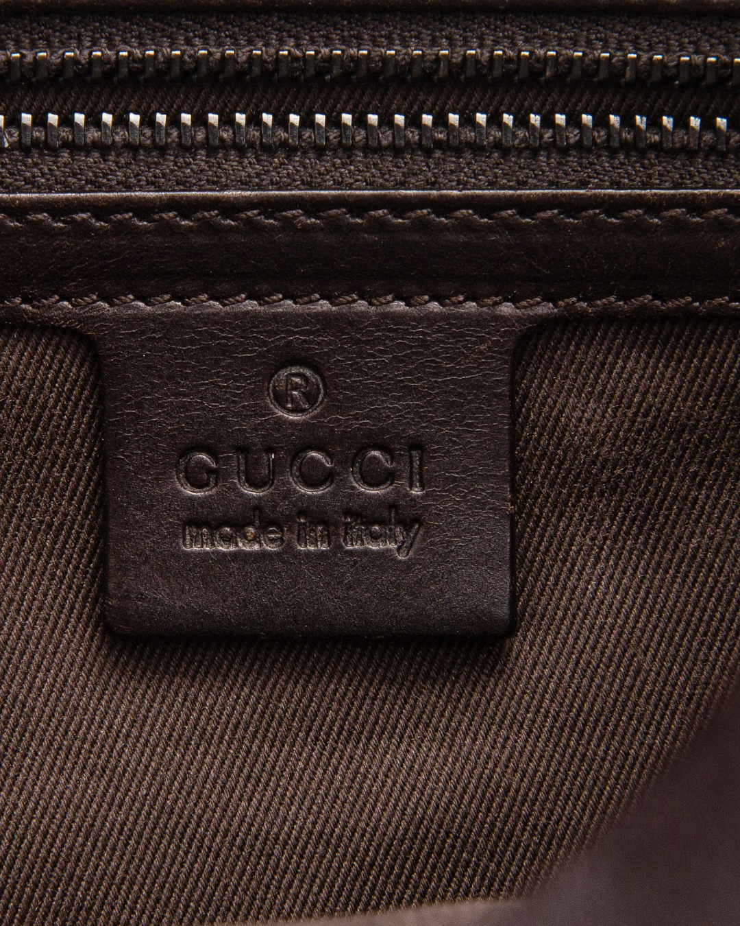 Gucci Borsa Hobo Tela GG Monogram Marrone pre-owned autentica - Aurea Luxury Lab