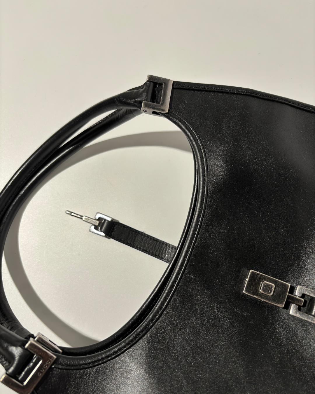 Gucci Borsa Jackie Vintage Pelle Nera pre-owned certificata - Aurea Luxury Lab