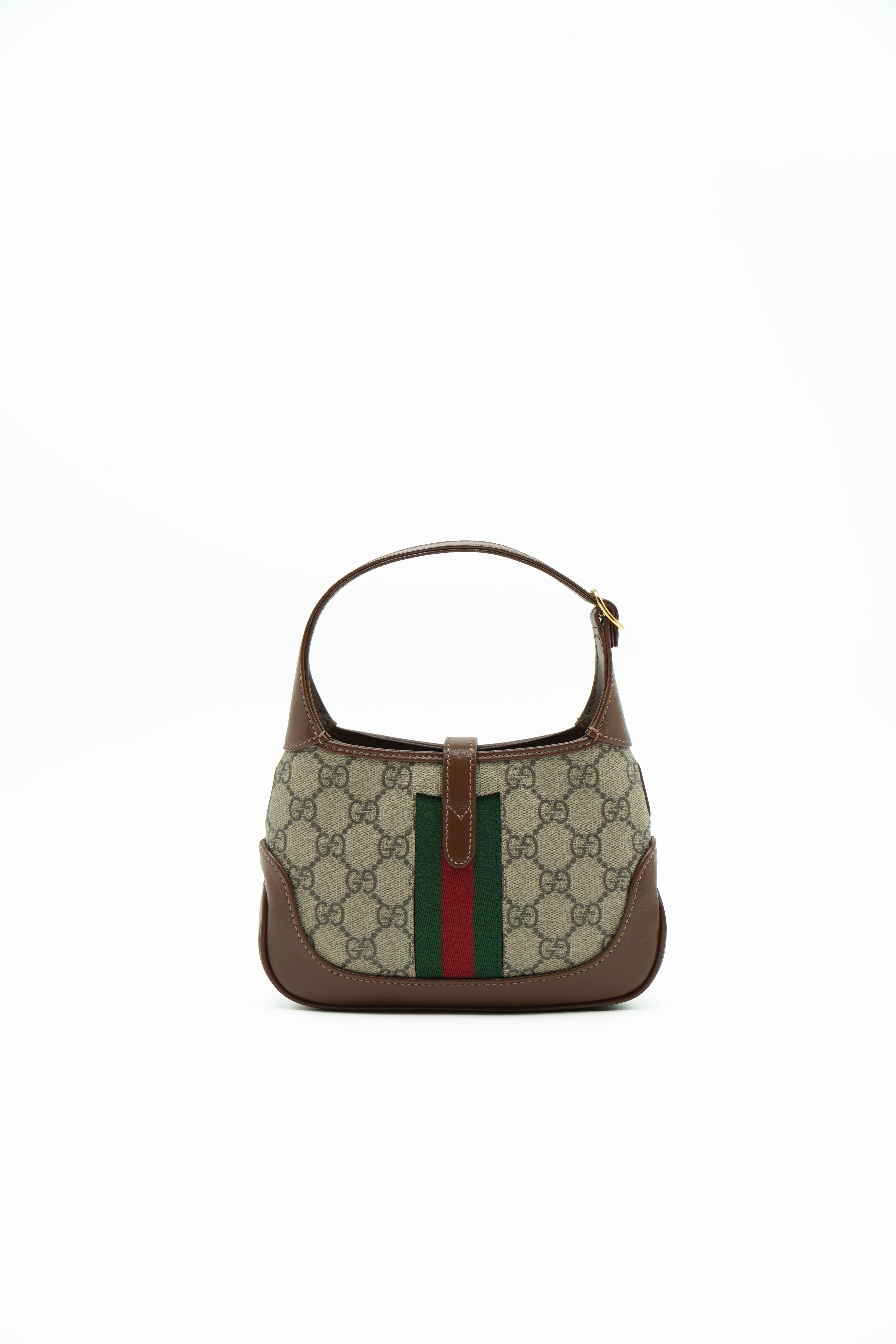 Gucci Borsa Mini Jackie Passepartout GG Marrone - Usato Autentico