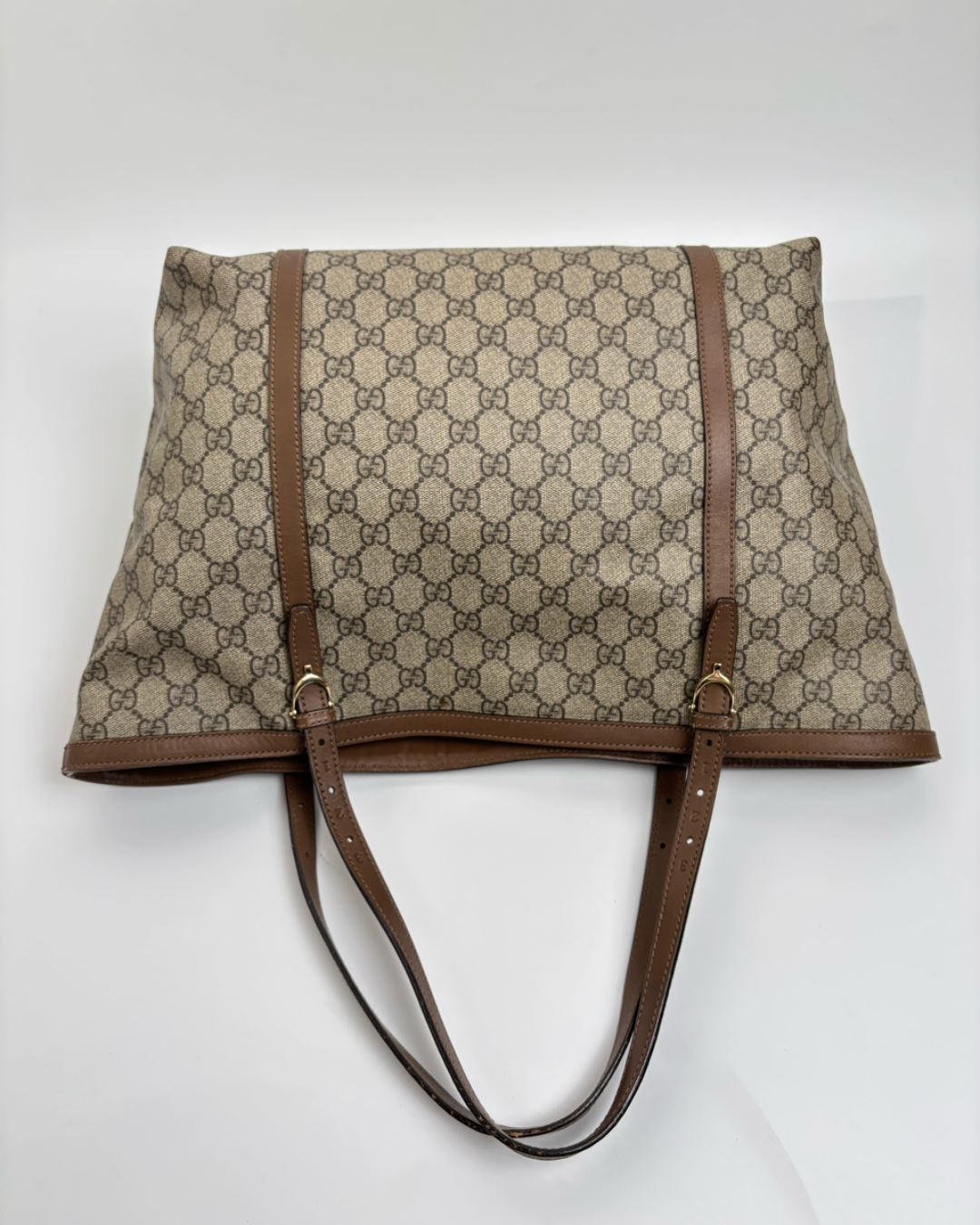 Gucci Borsa Shopper Tela GG Supreme Beige e Marrone pre-owned certificata - Aurea Luxury Lab