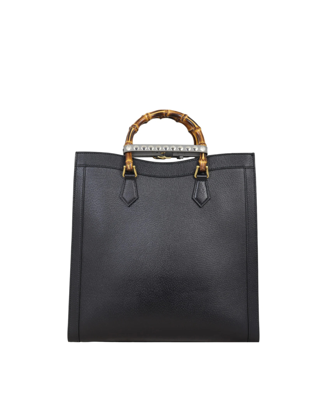 Gucci Borsa Tote Diana Bamboo Large Pelle Nera Edizione Limitata — Pre-owned Autentica