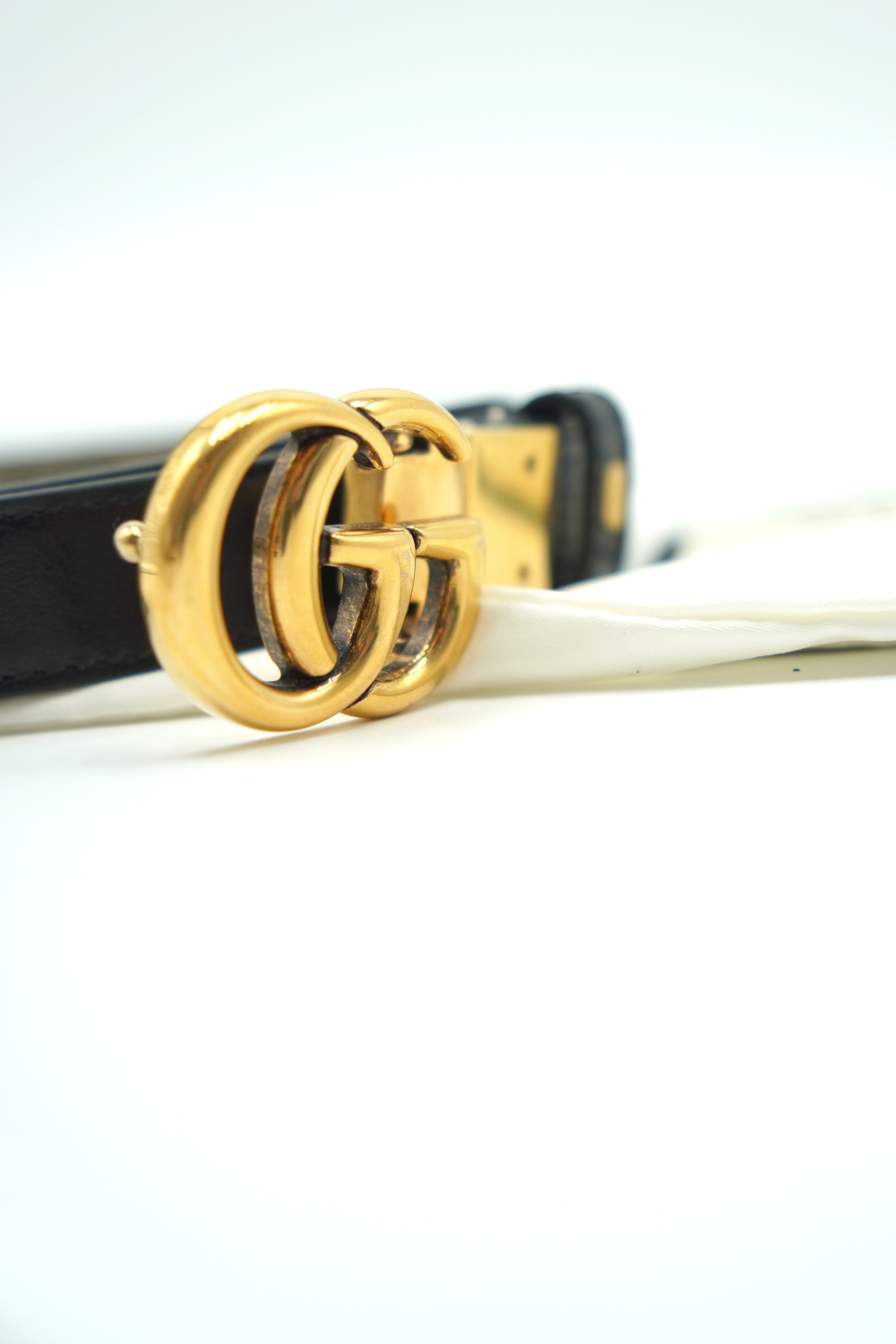 Gucci Reversible GG Marmont 20mm Belt - Pre-owned Authentic