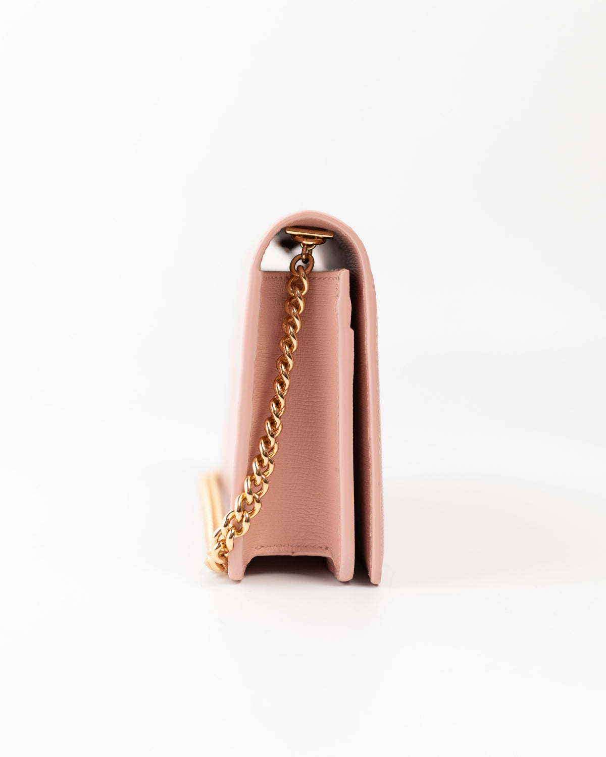 Gucci Borsa Script Wallet on Chain Pelle Rosa pre-owned autentica - Aurea Luxury Lab