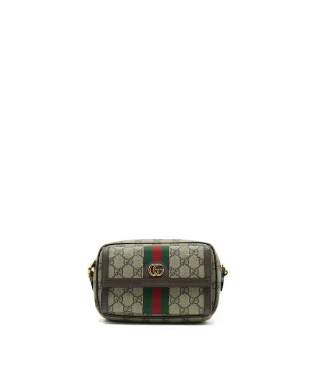 Gucci Mini Borsa Ophidia Beige e Marrone GG