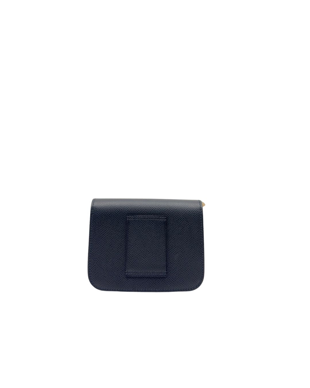 Hermès Constance Portafoglio Slim Nero