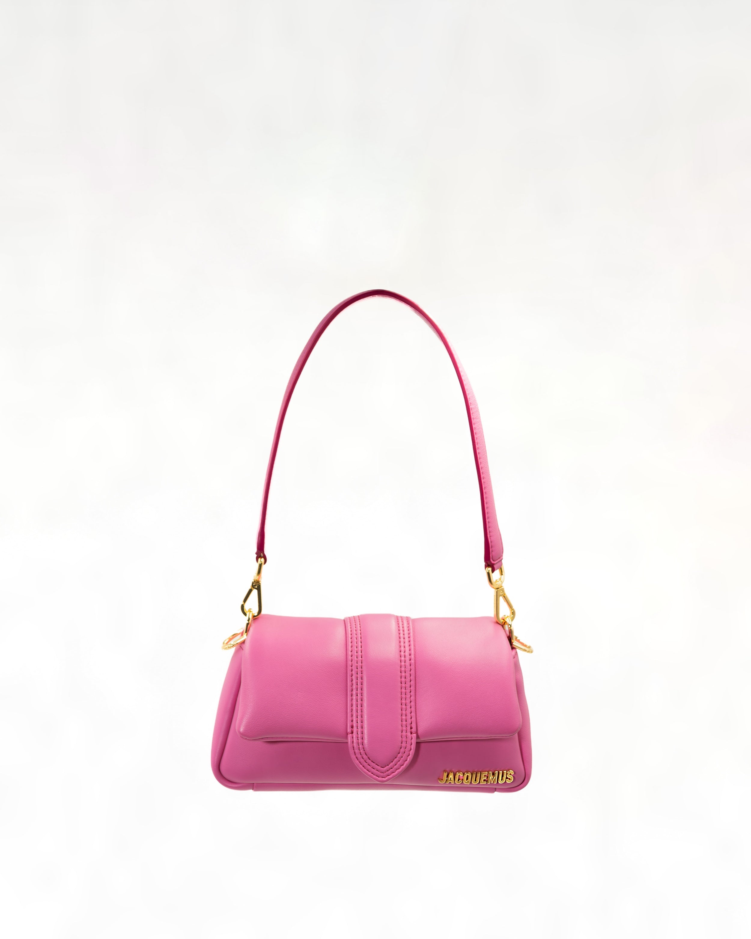 Jacquemus Le Petit Bambimou Bag in Fuchsia Leather — Pre-owned Authentic
