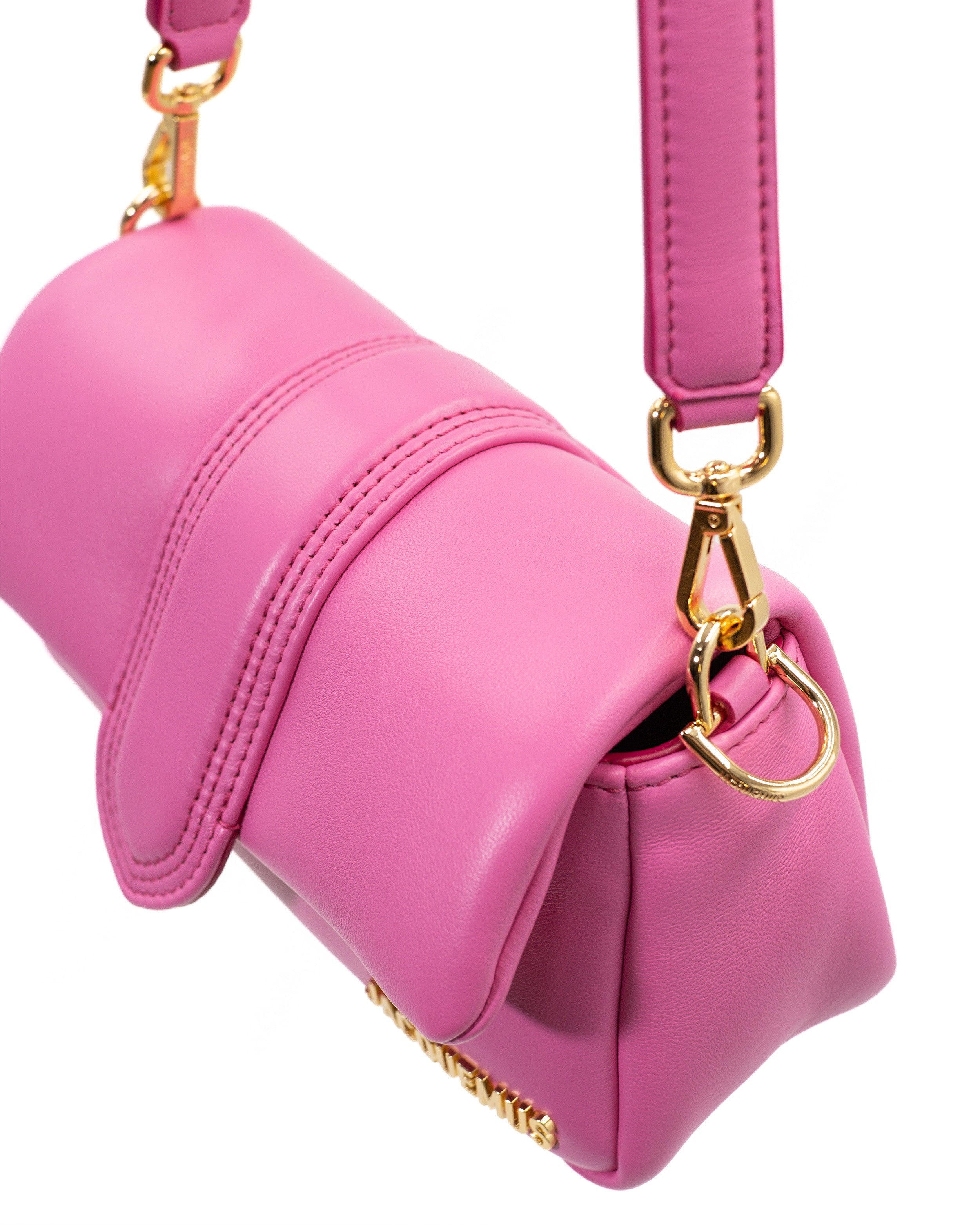 Jacquemus Le Petit Bambimou Bag in Fuchsia Leather — Pre-owned Authentic
