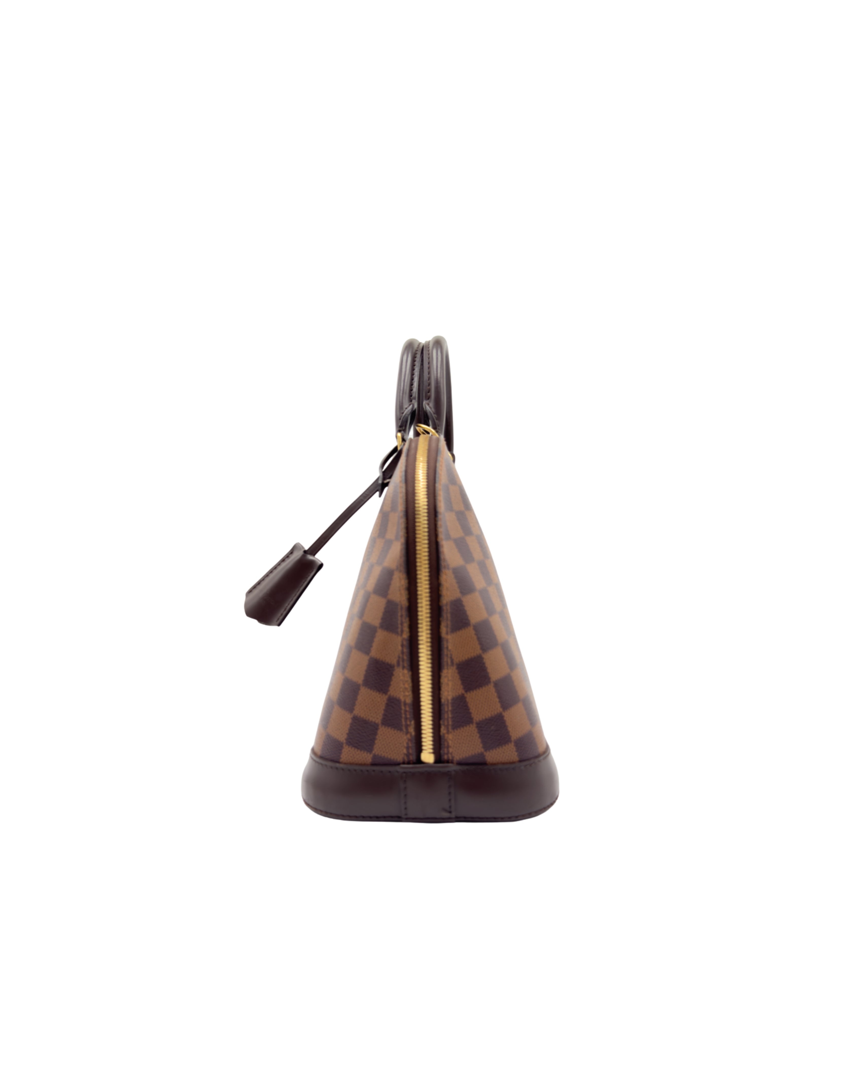 Louis Vuitton Borsa Alma PM Tela Damier Ébène Marrone pre-owned certificata - Aurea Luxury Lab