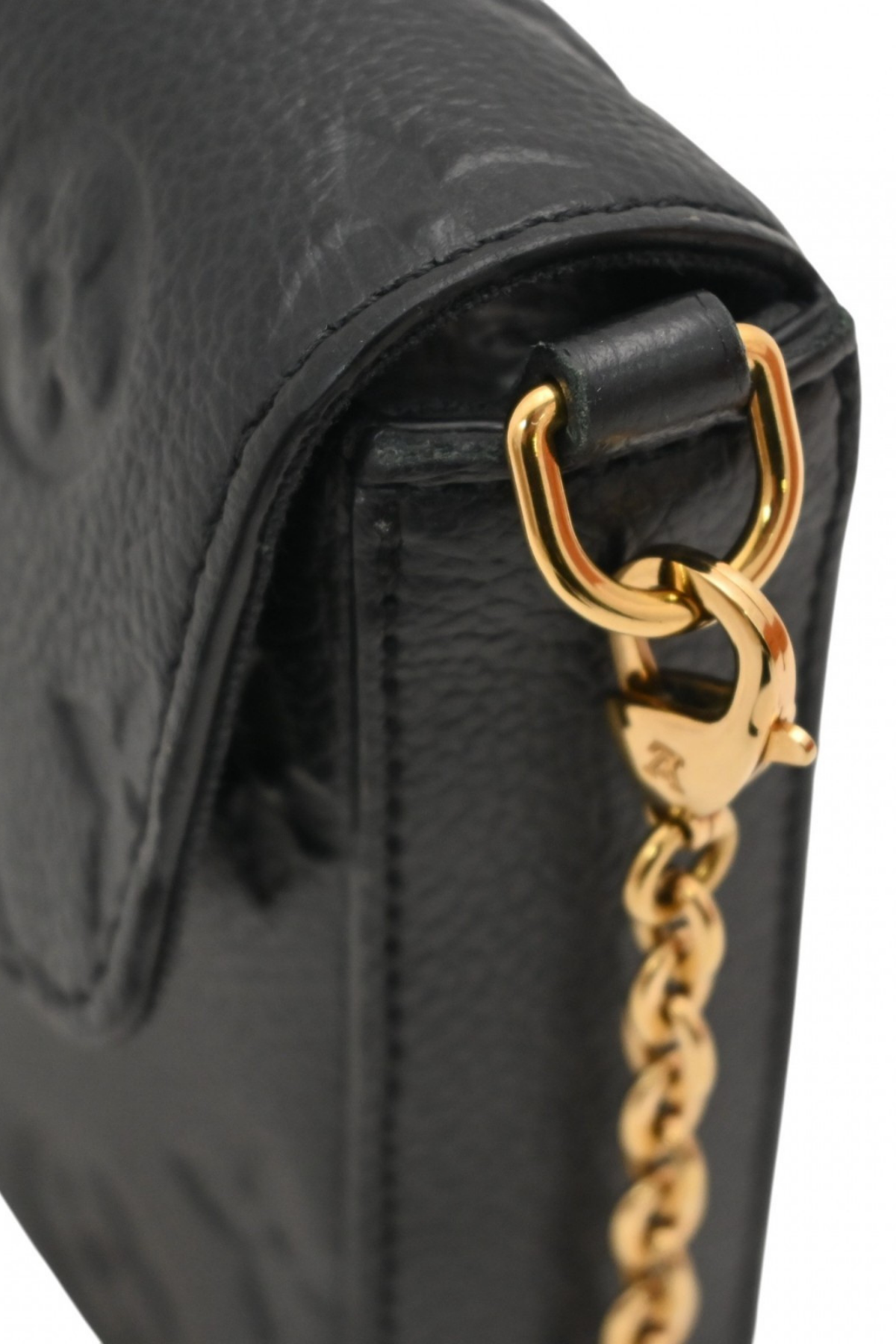 Louis Vuitton Borsa Félicie in Pelle Monogram Empreinte Nera - Usato Autentico