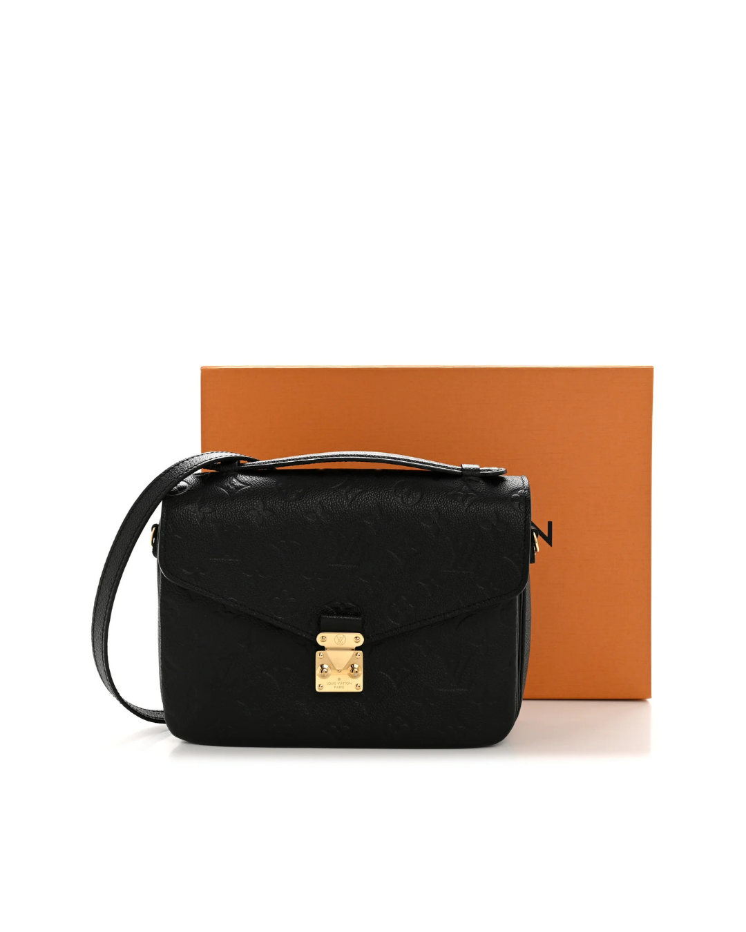 Louis Vuitton Borsa Pochette Métis Monogram Empreinte Pelle Nera pre-owned certificata - Aurea Luxury Lab