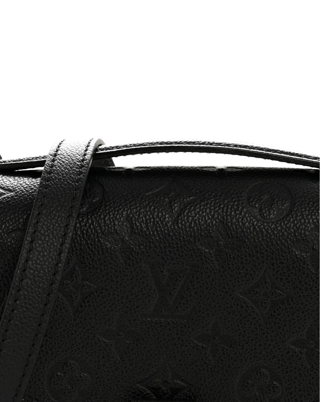 Louis Vuitton Borsa Pochette Métis Monogram Empreinte Pelle Nera second hand certificata - Aurea Luxury Lab