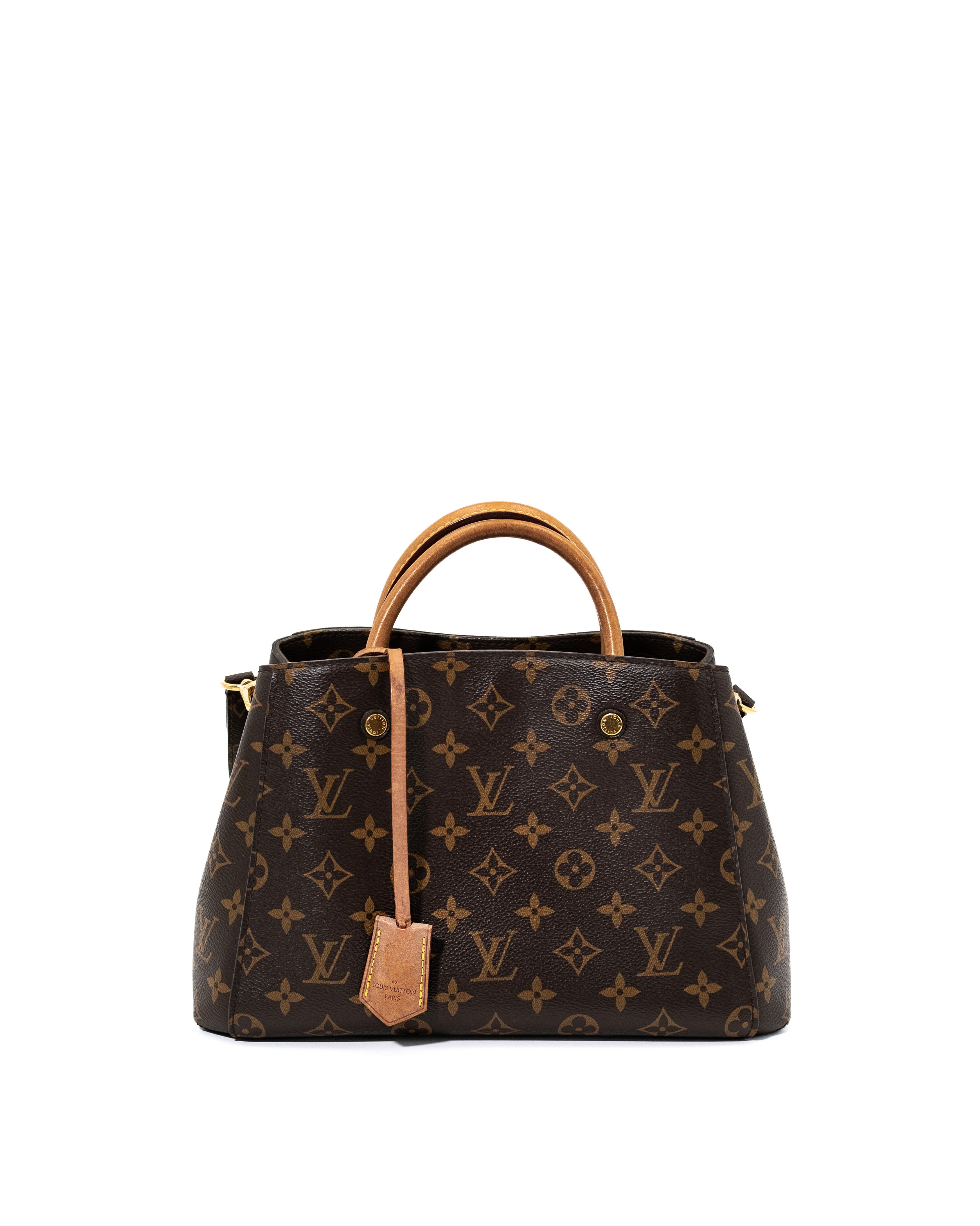 Louis Vuitton Borsa Montaigne BB Tela Monogram Marrone - Pre-owned Autentica