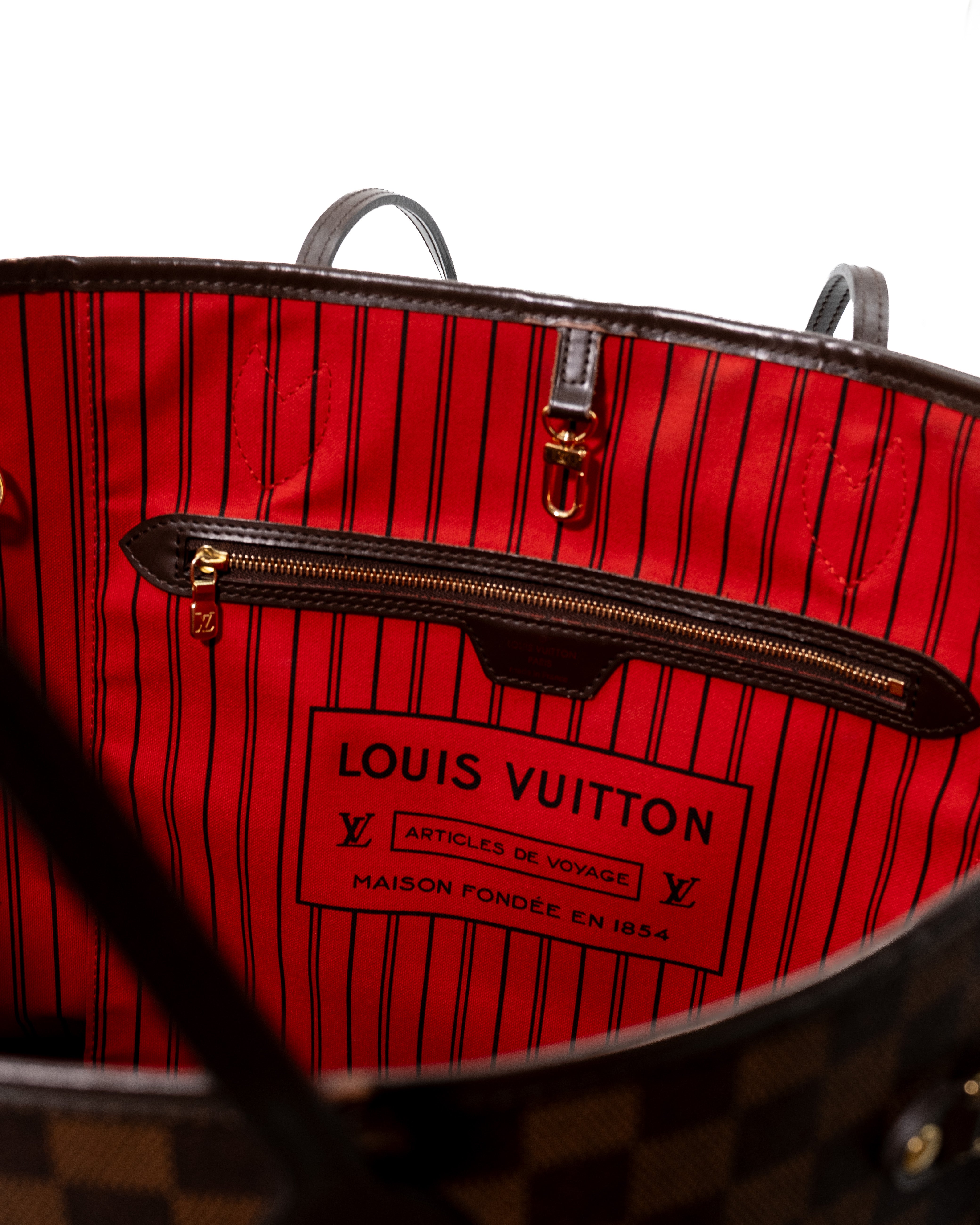 Louis Vuitton Borsa Neverfull GM Damier Ébène — Pre-owned Autentica