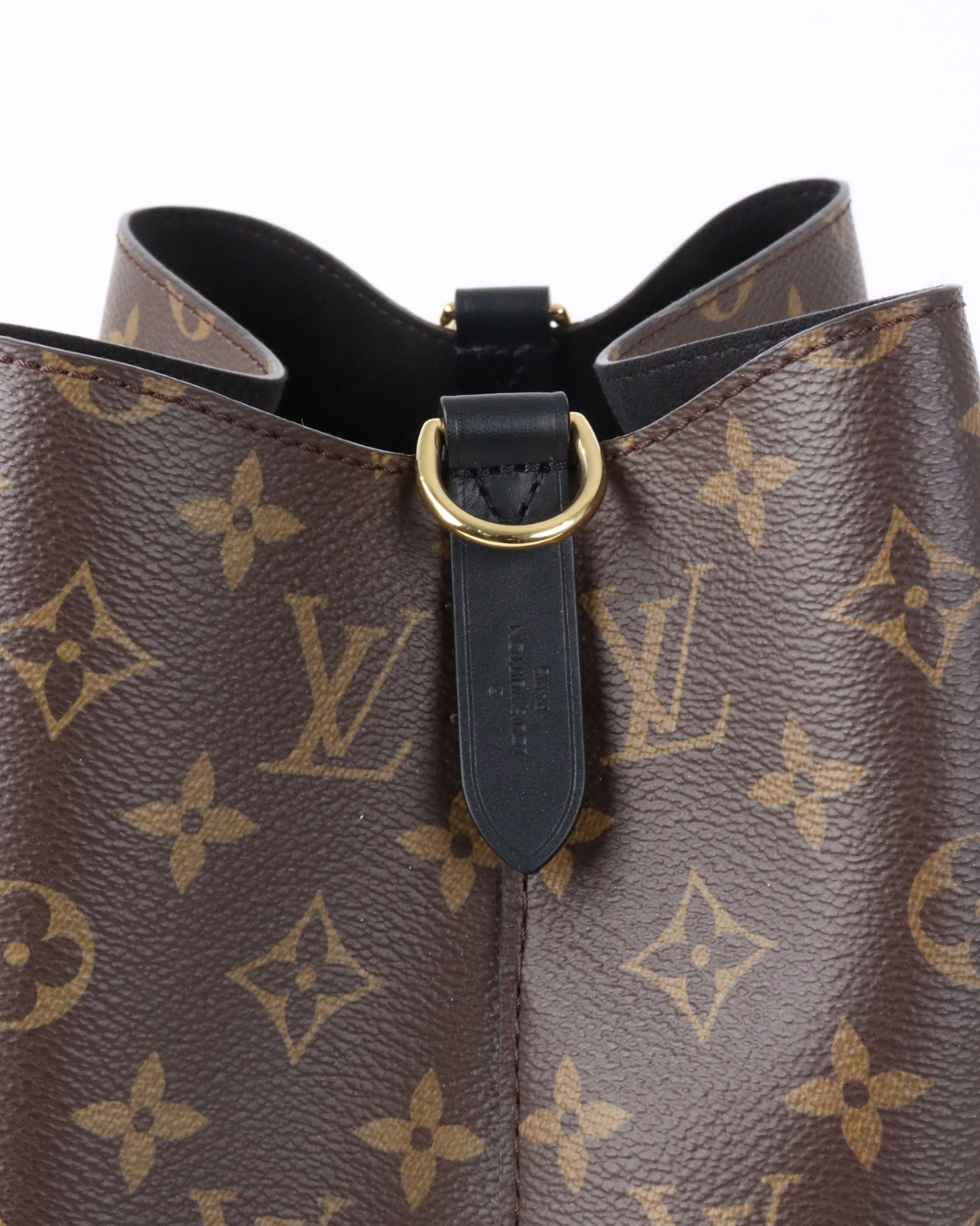Louis Vuitton Borsa Neo Noè Monogram e Pelle Nero - Usato Autentico