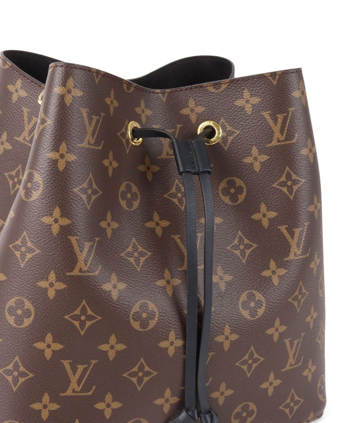 Louis Vuitton Borsa Neo Noè Monogram e Pelle Nero - Usato Autentico