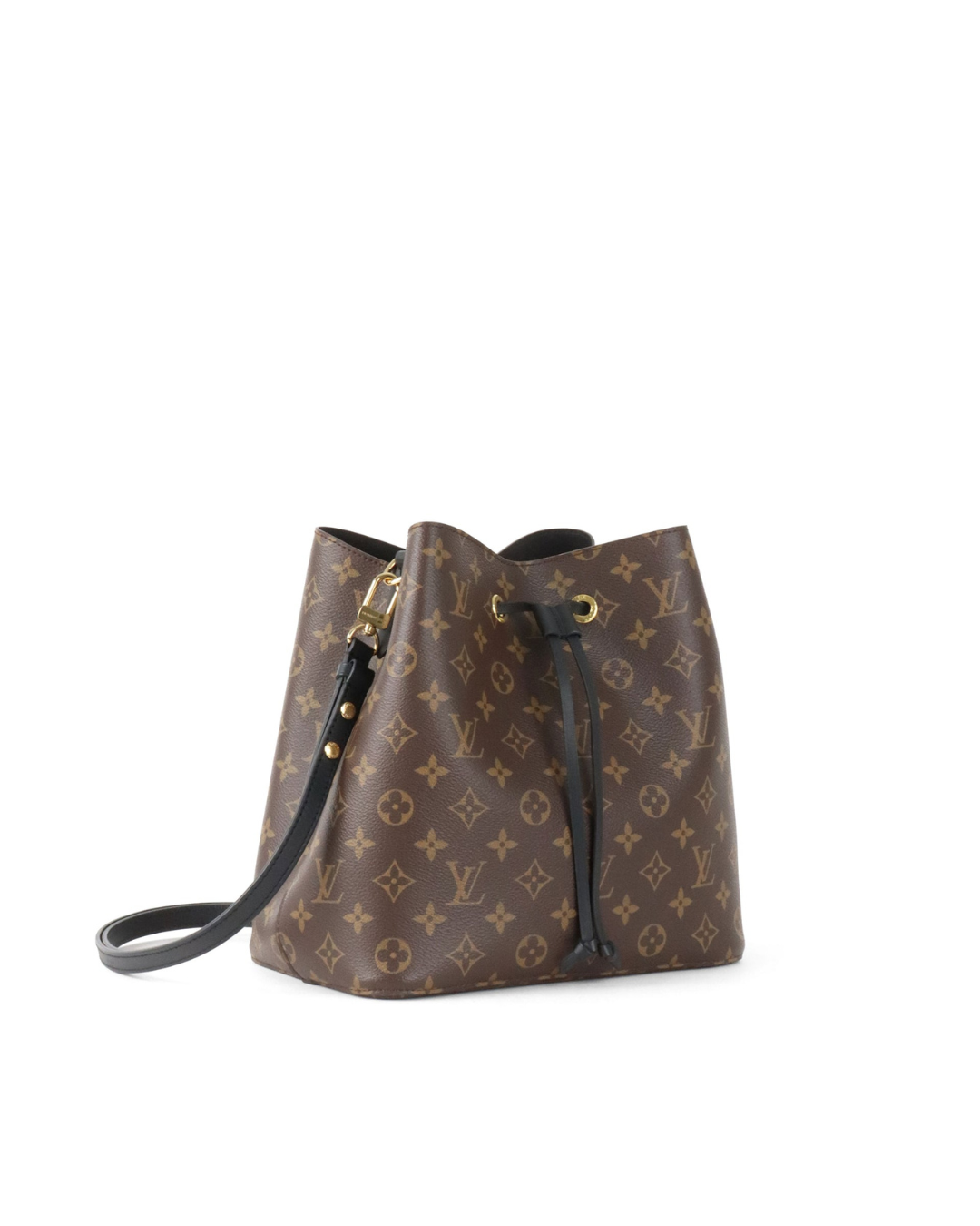 Louis Vuitton Borsa Neo Noè Monogram e Pelle Nero - Usato Autentico