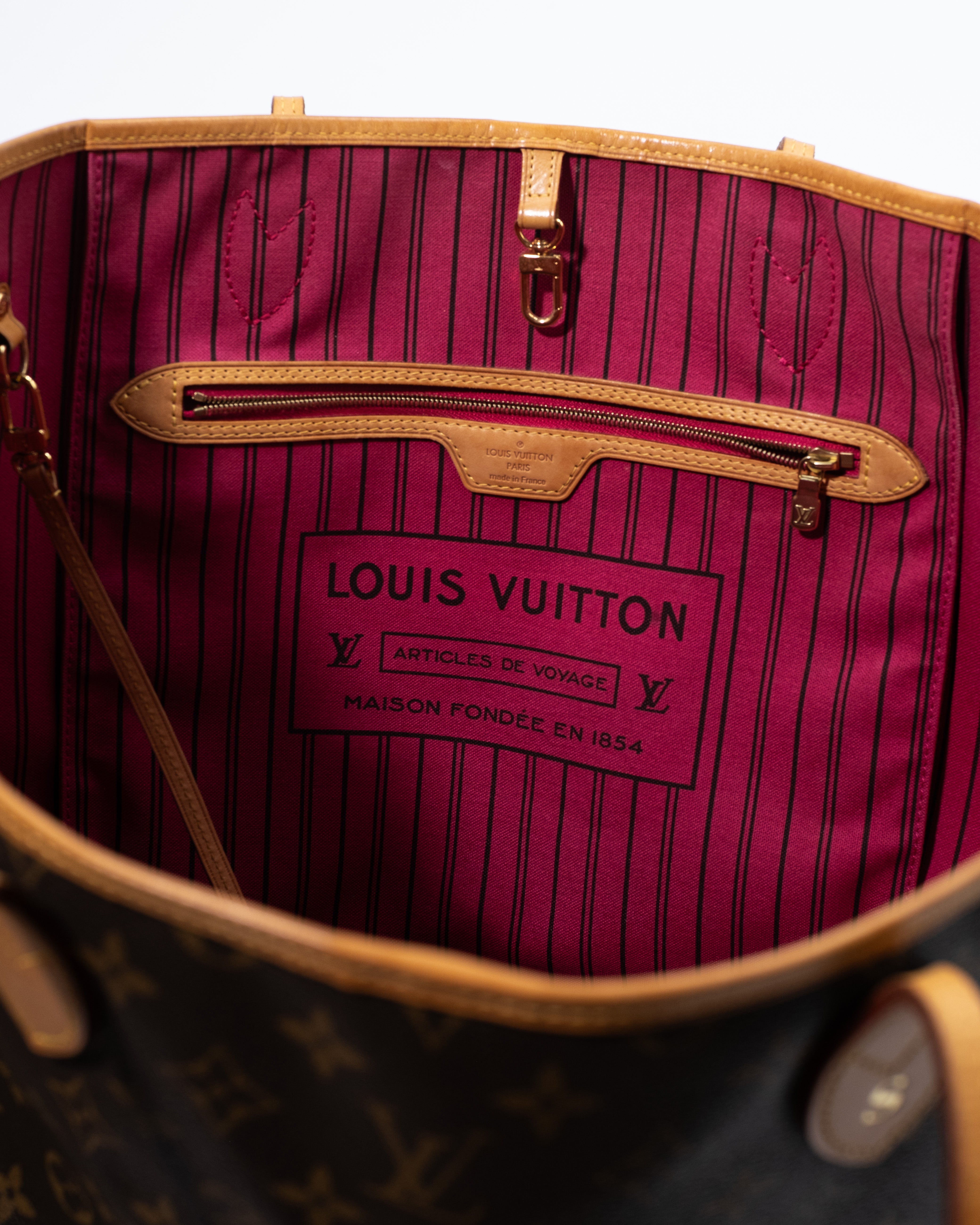 Louis Vuitton Borsa Neverfull GM Tela Monogram Marrone preloved luxury certificata - Aurea Luxury Lab
