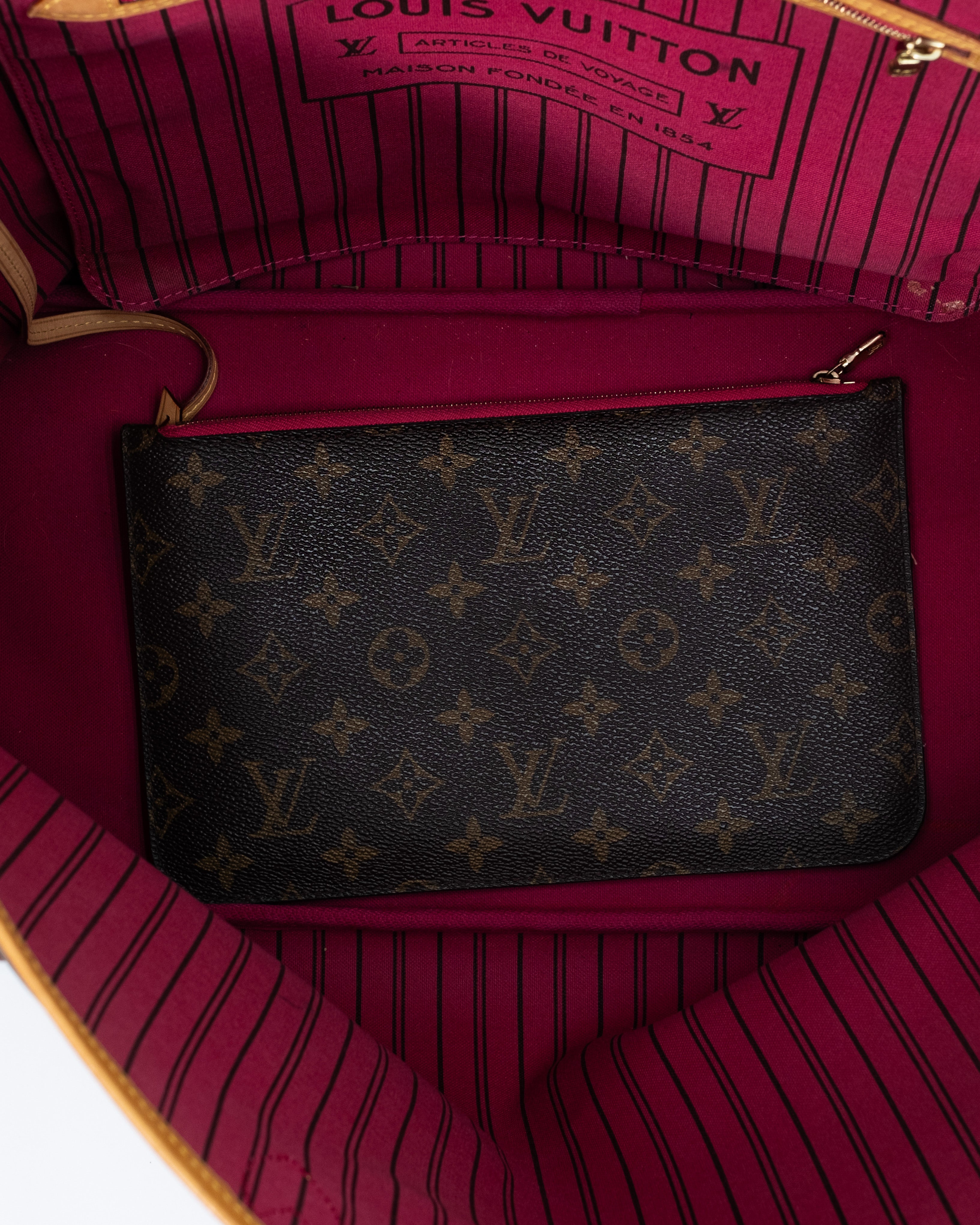 Louis Vuitton Borsa Neverfull GM Tela Monogram Marrone pre-owned autentica - Aurea Luxury Lab