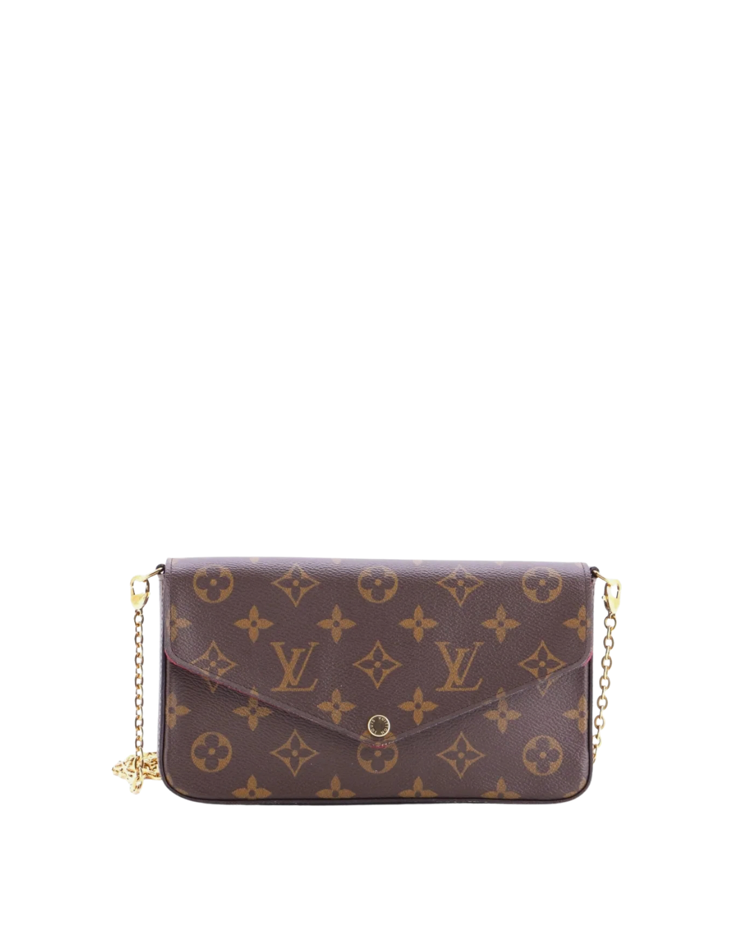 Louis Vuitton Borsa Pochette Félicie Tela Monogram usata autentica - Aurea Luxury Lab