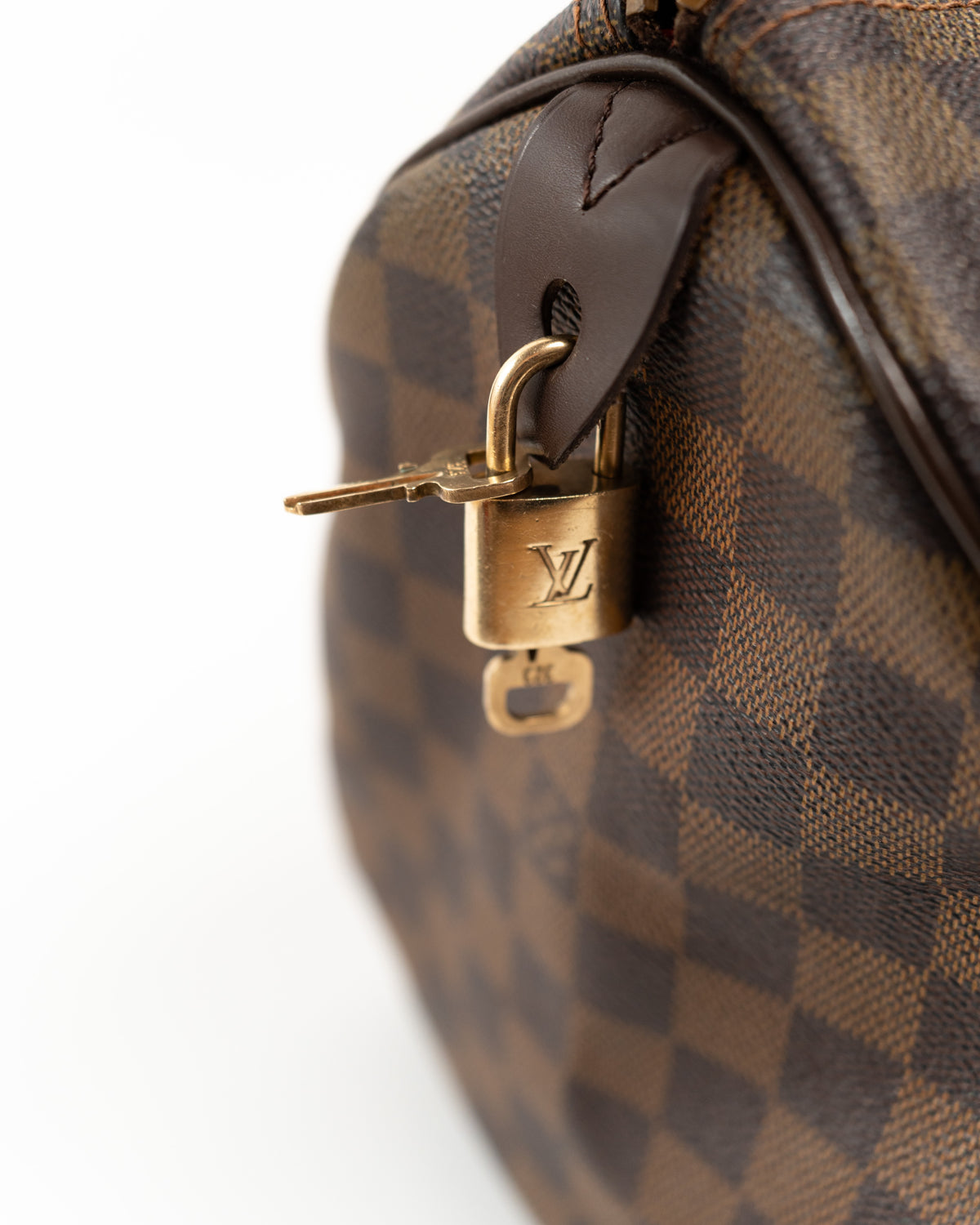 Louis Vuitton Borsa Speedy 30 Tela Damier Ébène Marrone pre-owned certificata - Aurea Luxury Lab