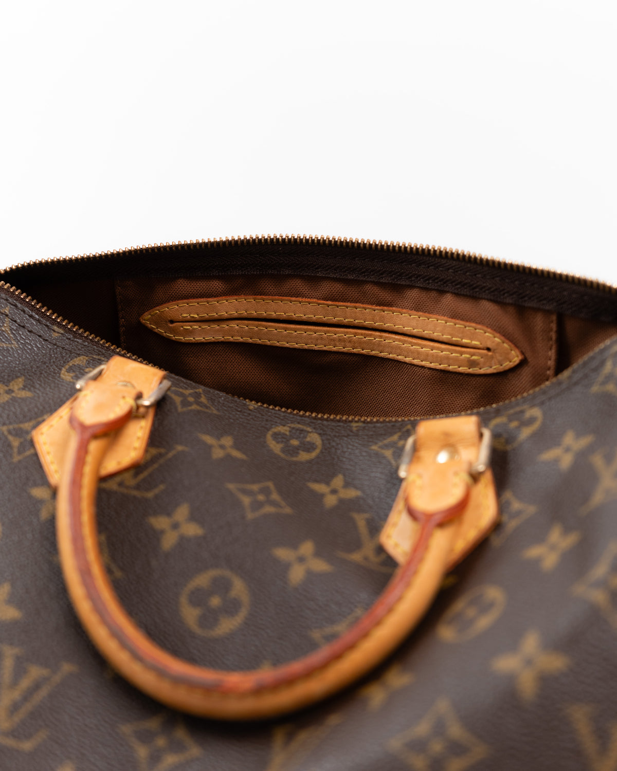 Louis Vuitton Borsa Speedy 30 Tela Monogram dettaglio pre-owned certificata - Aurea Luxury Lab
