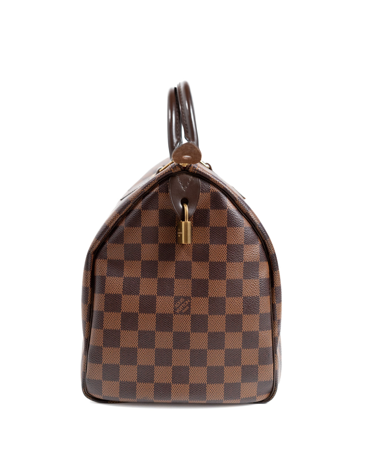 Louis Vuitton Borsa Speedy 35 Tela Damier Ébène Marrone pre-owned autentica - Aurea Luxury Lab