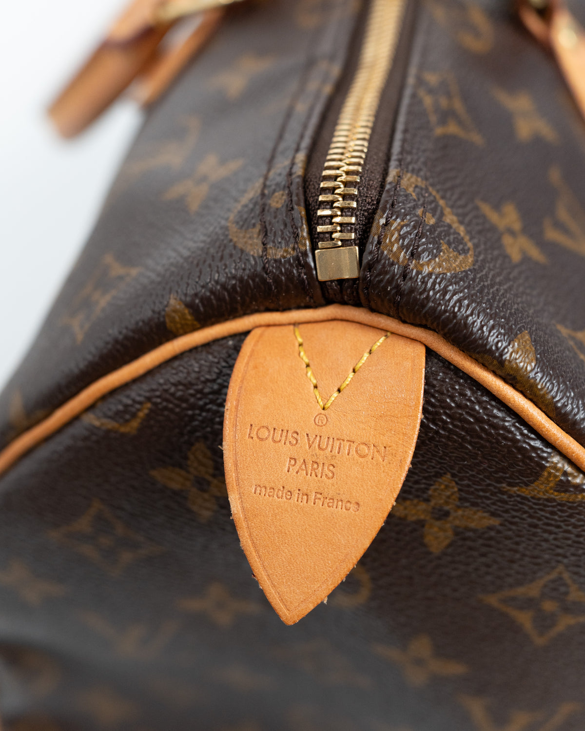 Louis Vuitton Borsa Speedy 35 Tela Monogram Marrone pre-owned autentica - Aurea Luxury Lab