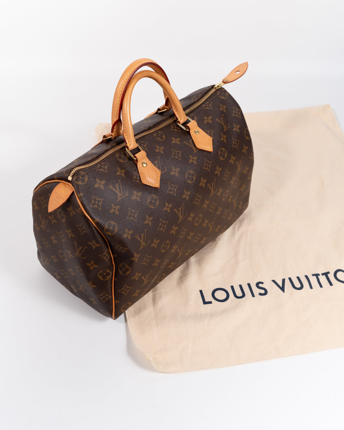 Louis Vuitton Borsa Speedy 35 Tela Monogram Marrone borsa usata autentica - Aurea Luxury Lab