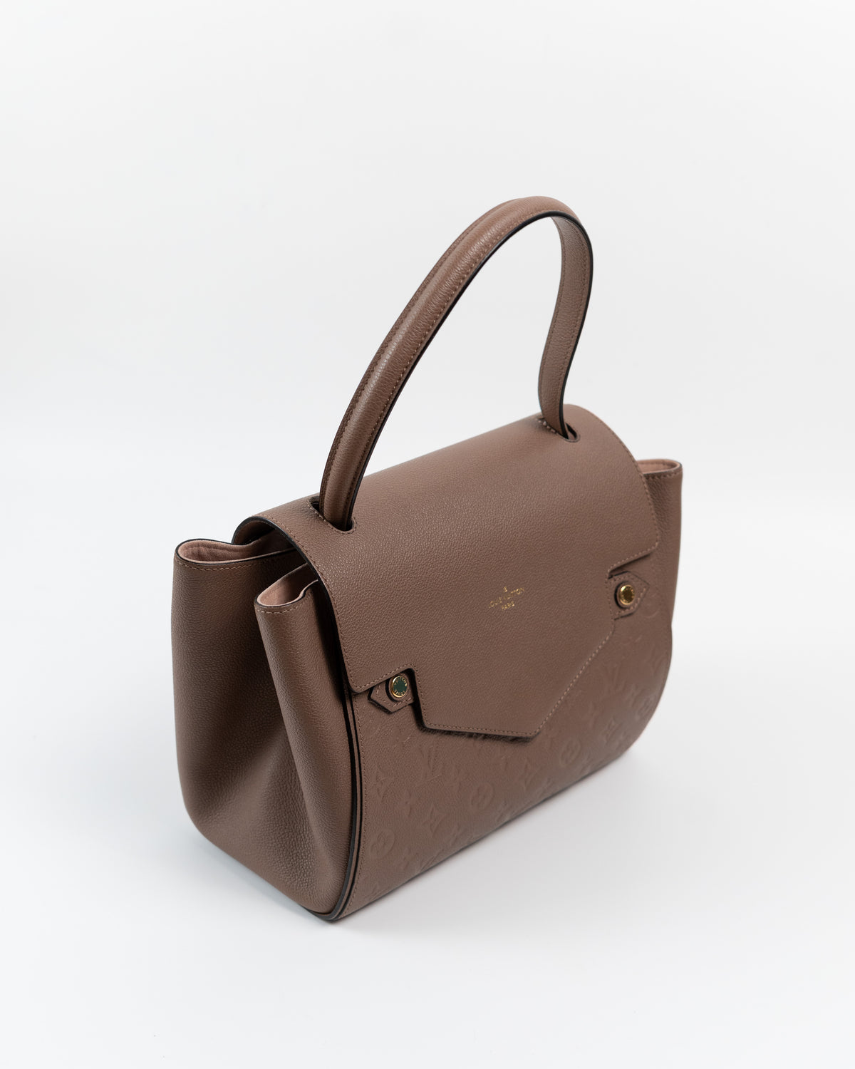Louis Vuitton Borsa Trocadéro Pelle Monogram Empreinte Tortora usata autentica - Aurea Luxury Lab
