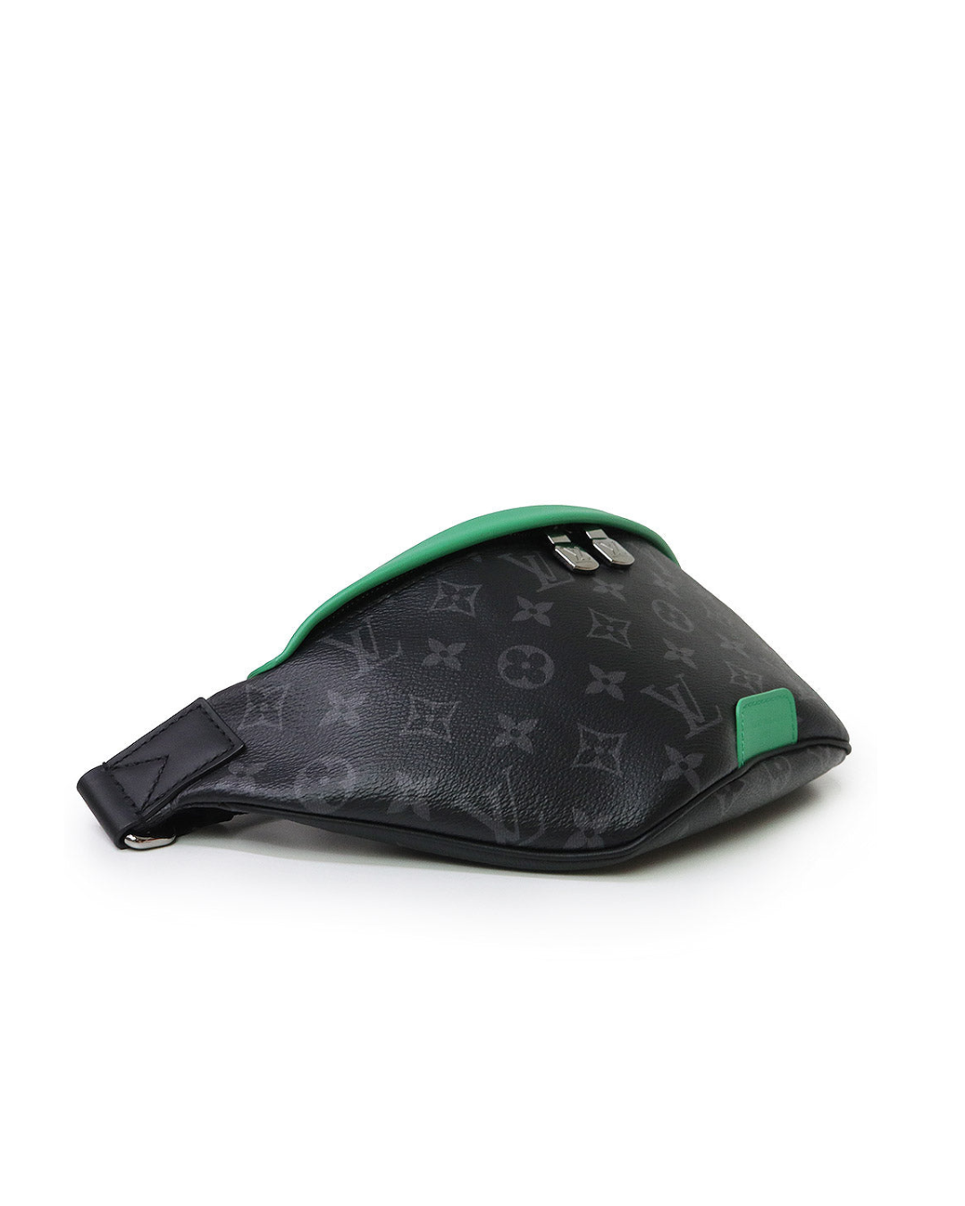 Louis Vuitton Marsupio Discovery Monogram Eclipse Nero e Verde — Pre-owned Autentico