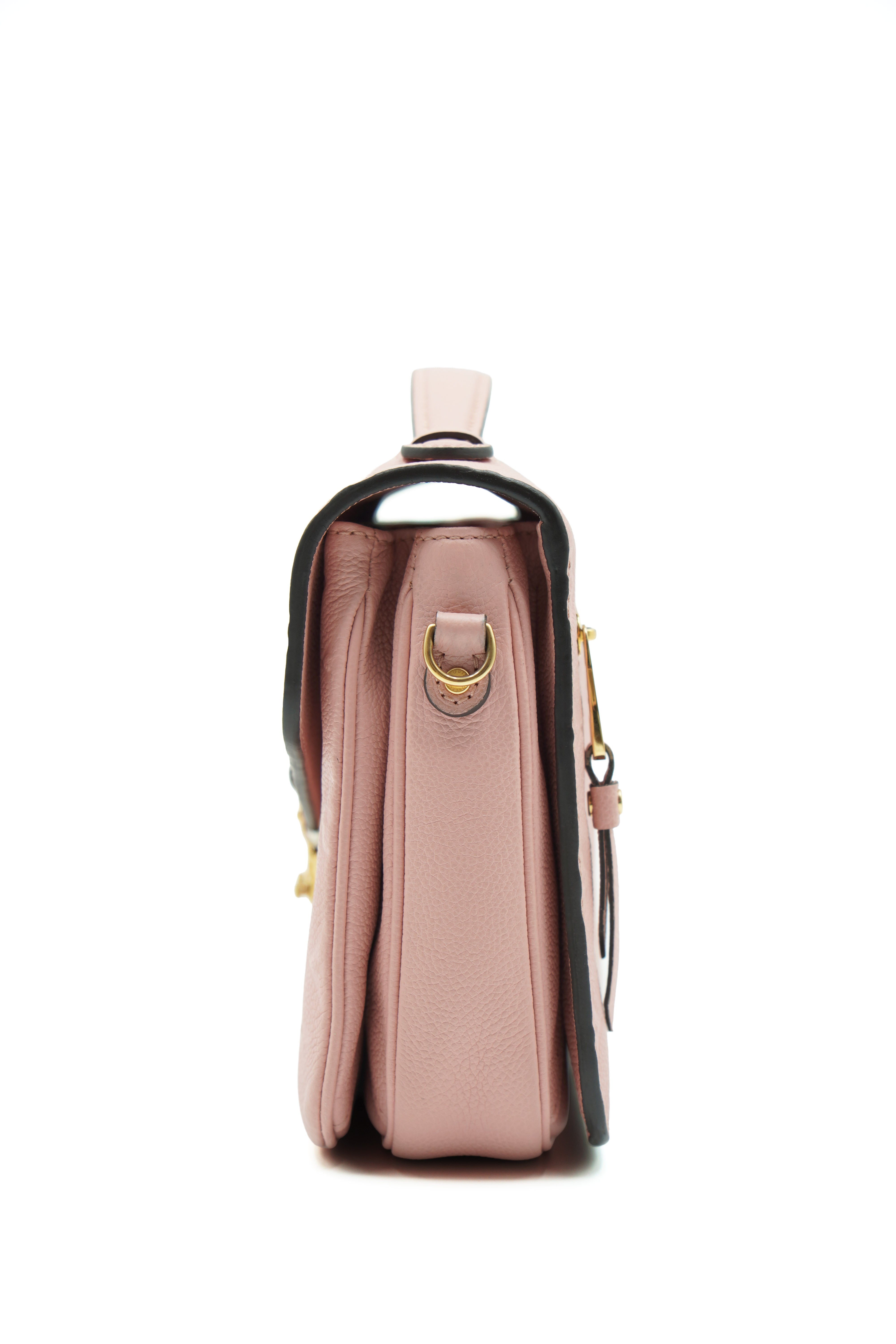 Louis Vuitton Borsa Metis Monogram Empreinte Pelle Rosa Usata second hand luxury - Aurea Luxury Lab