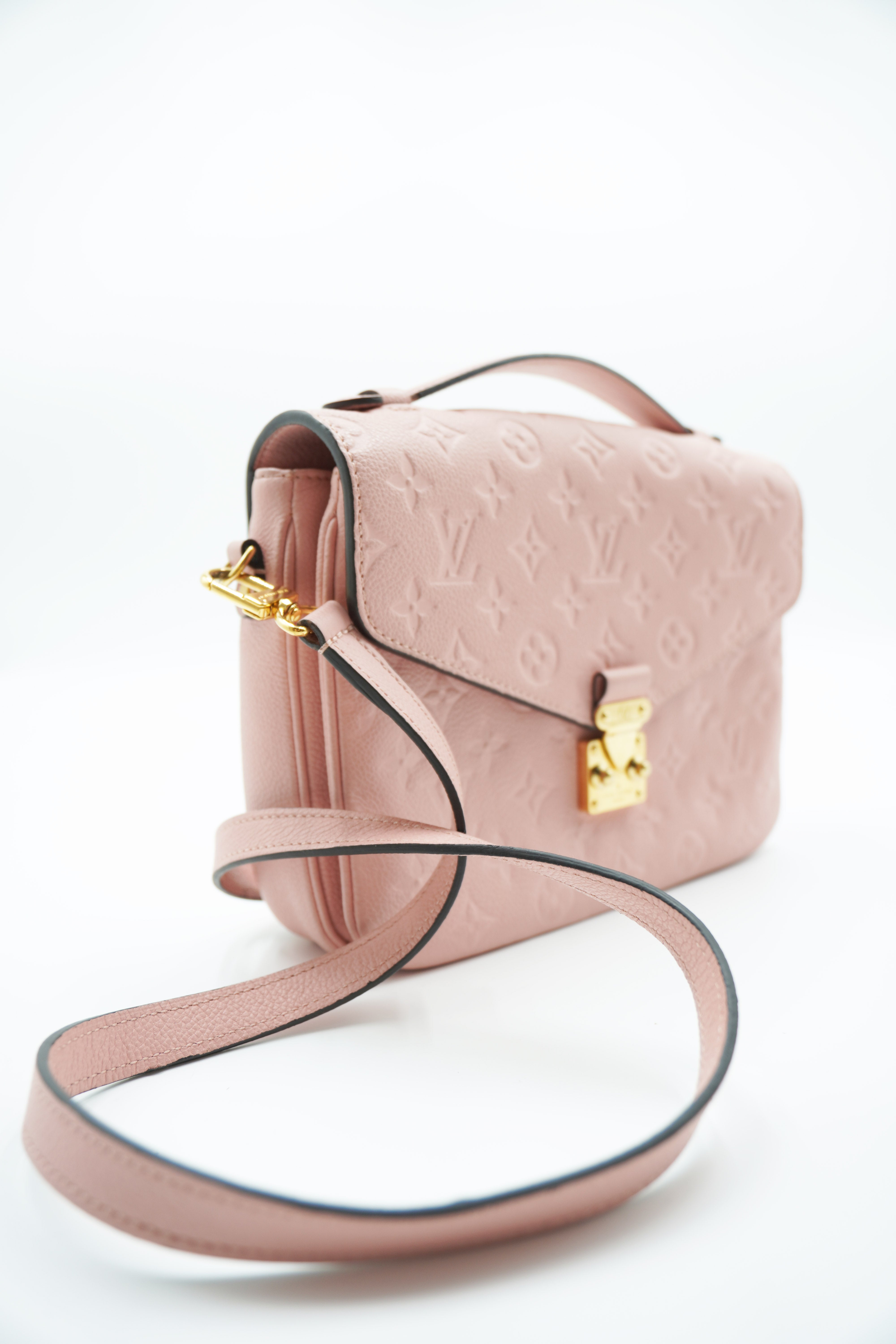 Louis Vuitton Borsa Metis Monogram Empreinte Pelle Rosa
