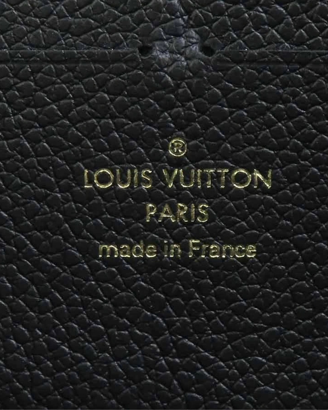 Louis Vuitton Portafoglio Clémence Pelle Monogram Empreinte Nera luxury resale certificato - Aurea Luxury Lab