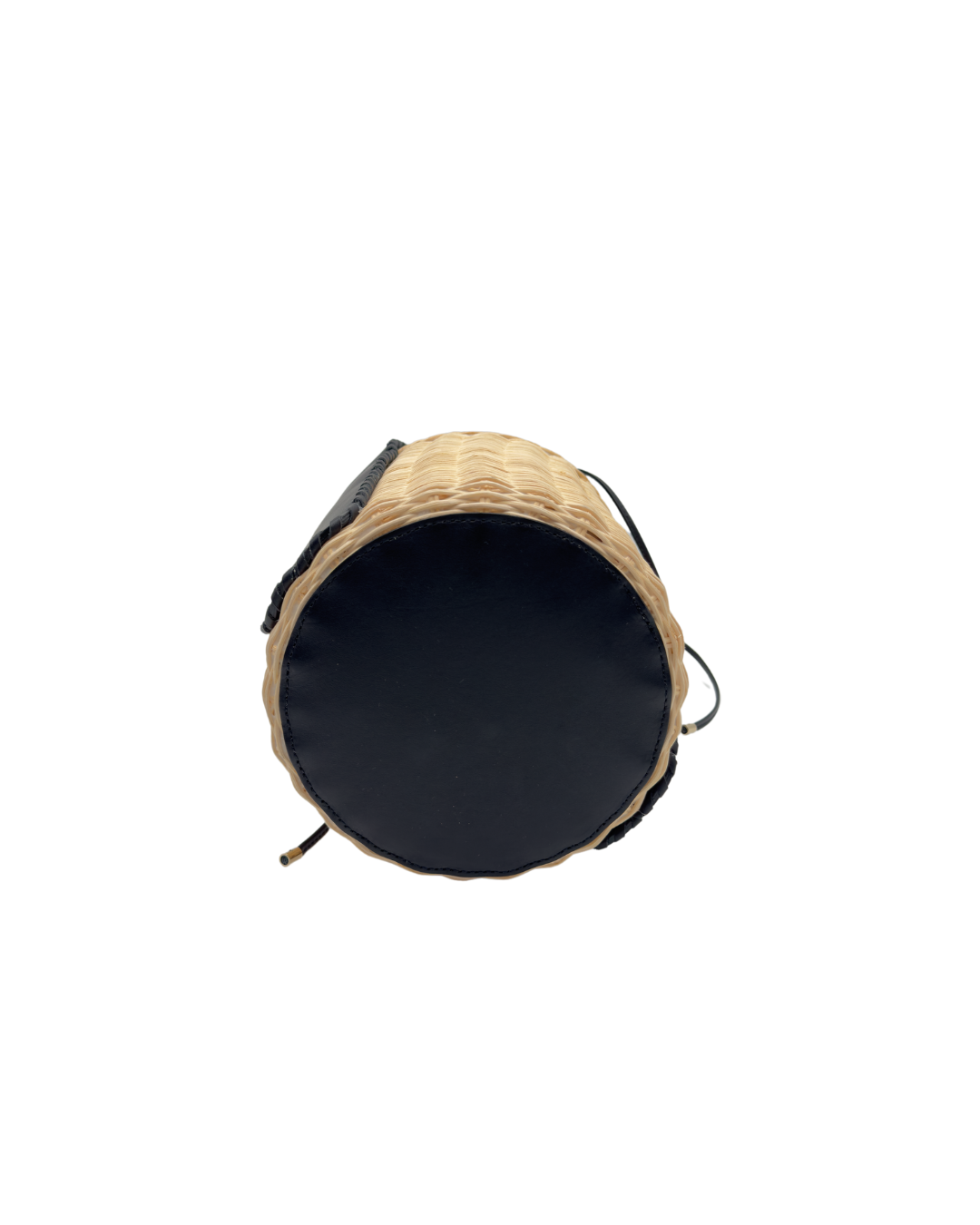 MaxMara Jane secchiello paglia e pelle - Aurea Luxury Lab