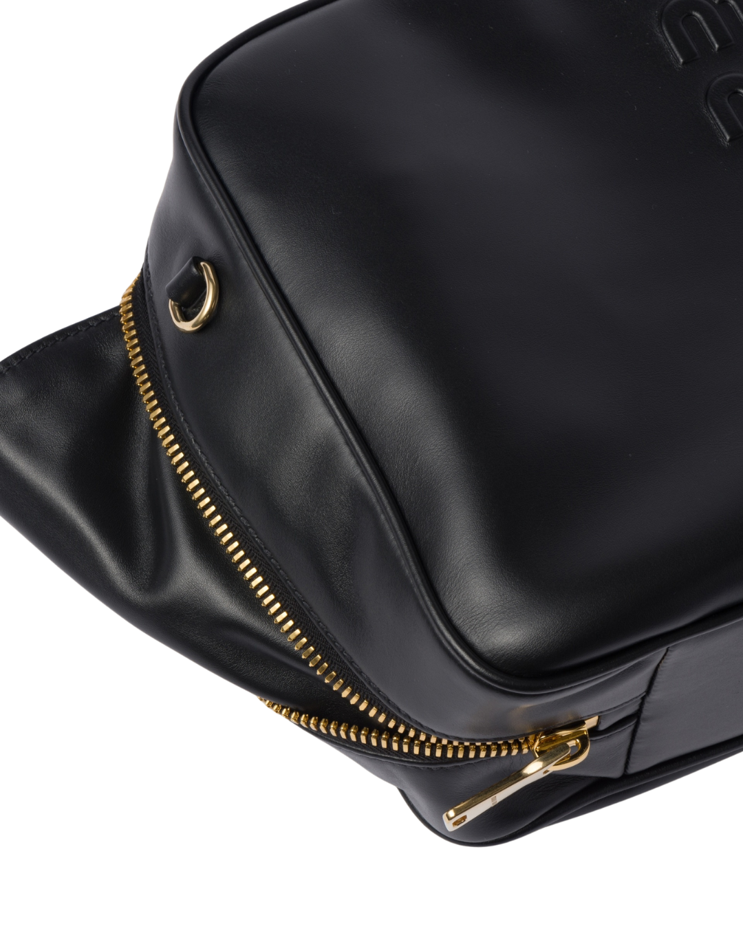 Miu Miu Borsa Beau Grande Pelle Nera