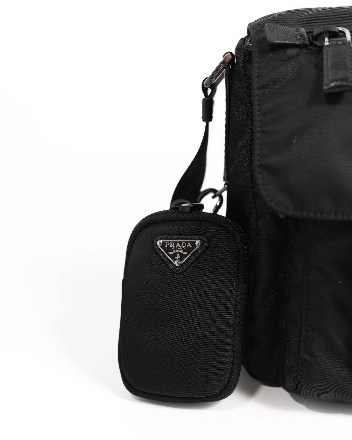 Prada Borsa Tracolla Re-Nylon Nera second hand luxury - Aurea Luxury Lab