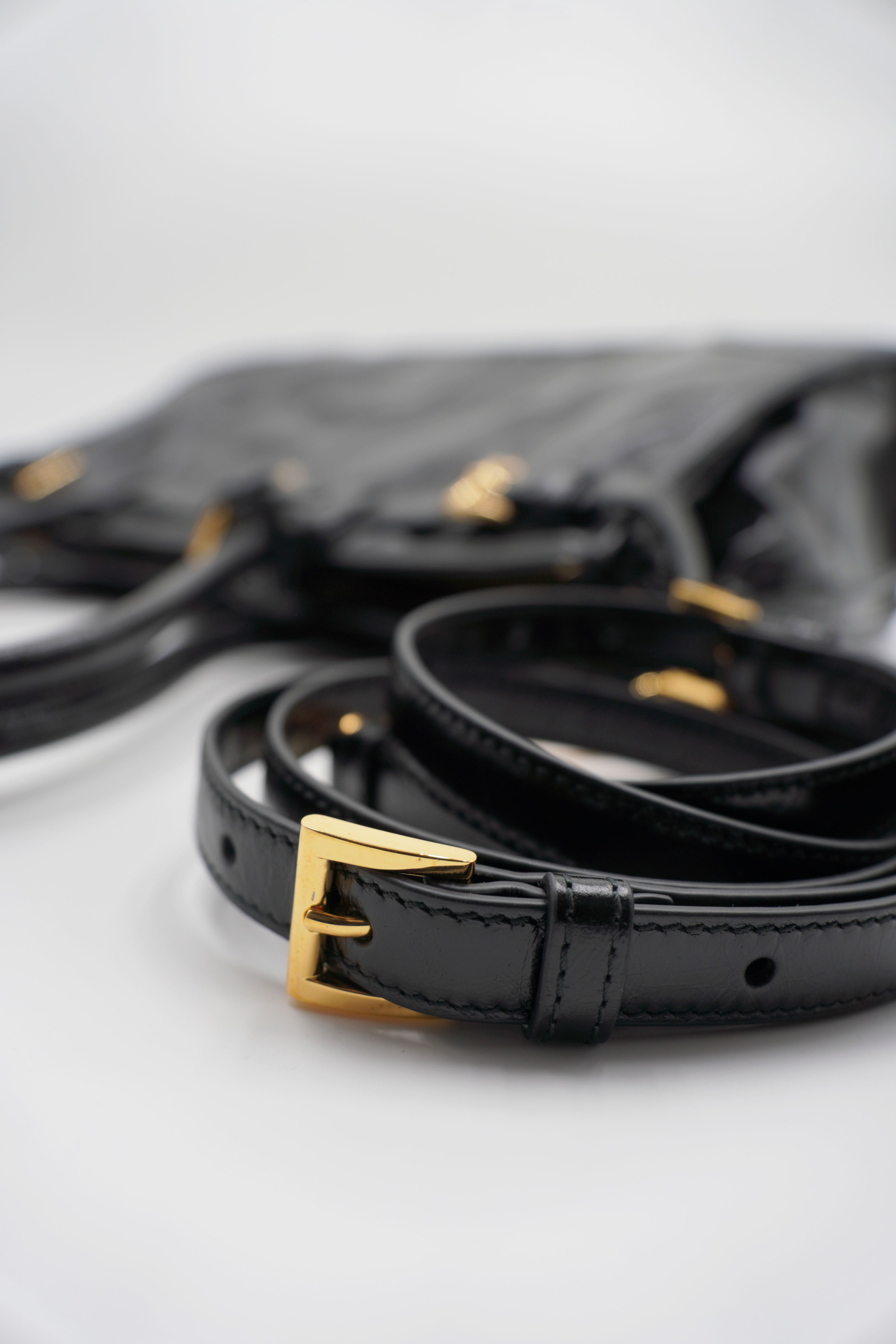 Prada Borsa Bonnie Large Pelle Nera