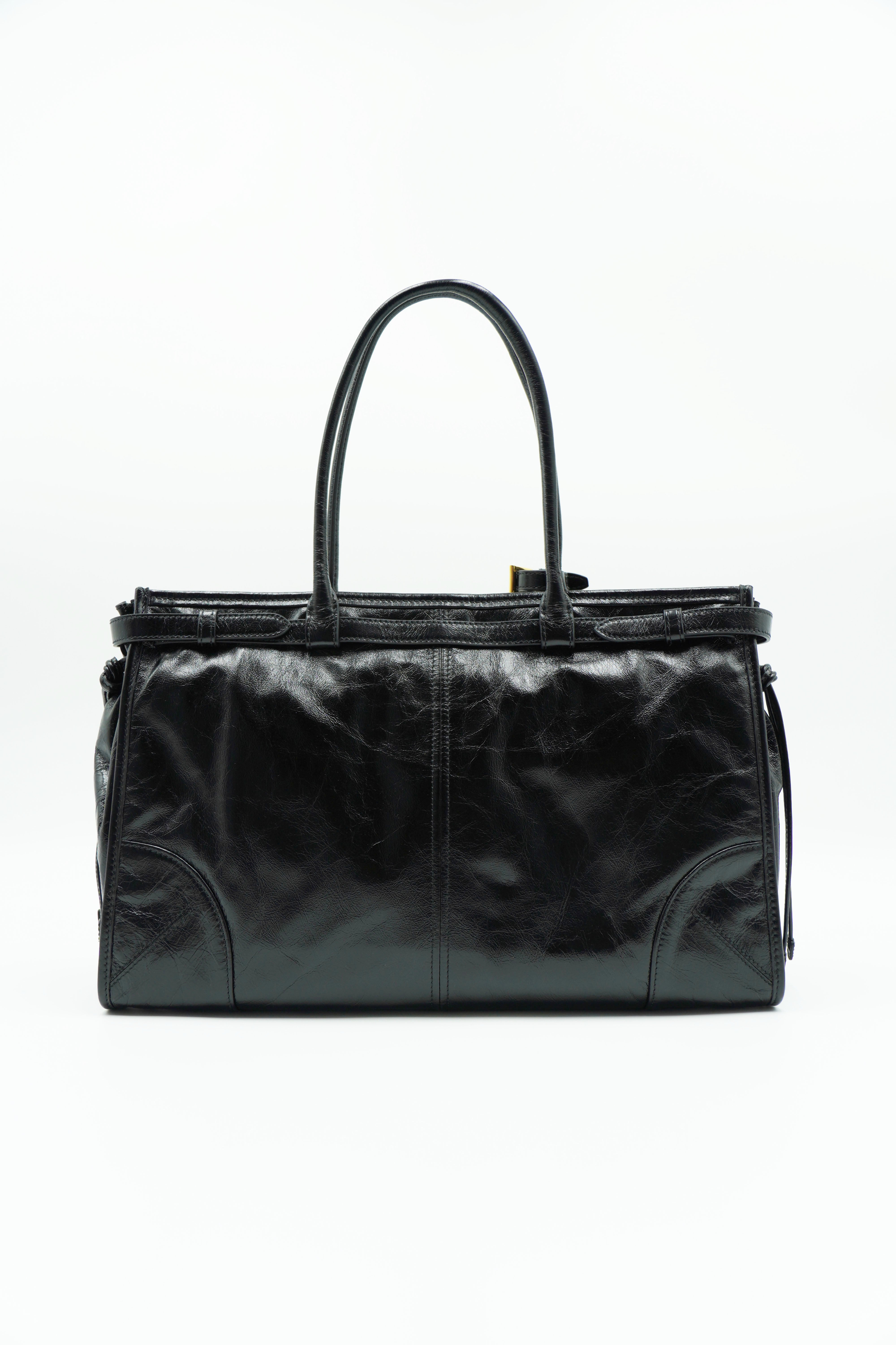 Prada Borsa Bonnie Large Pelle Nera