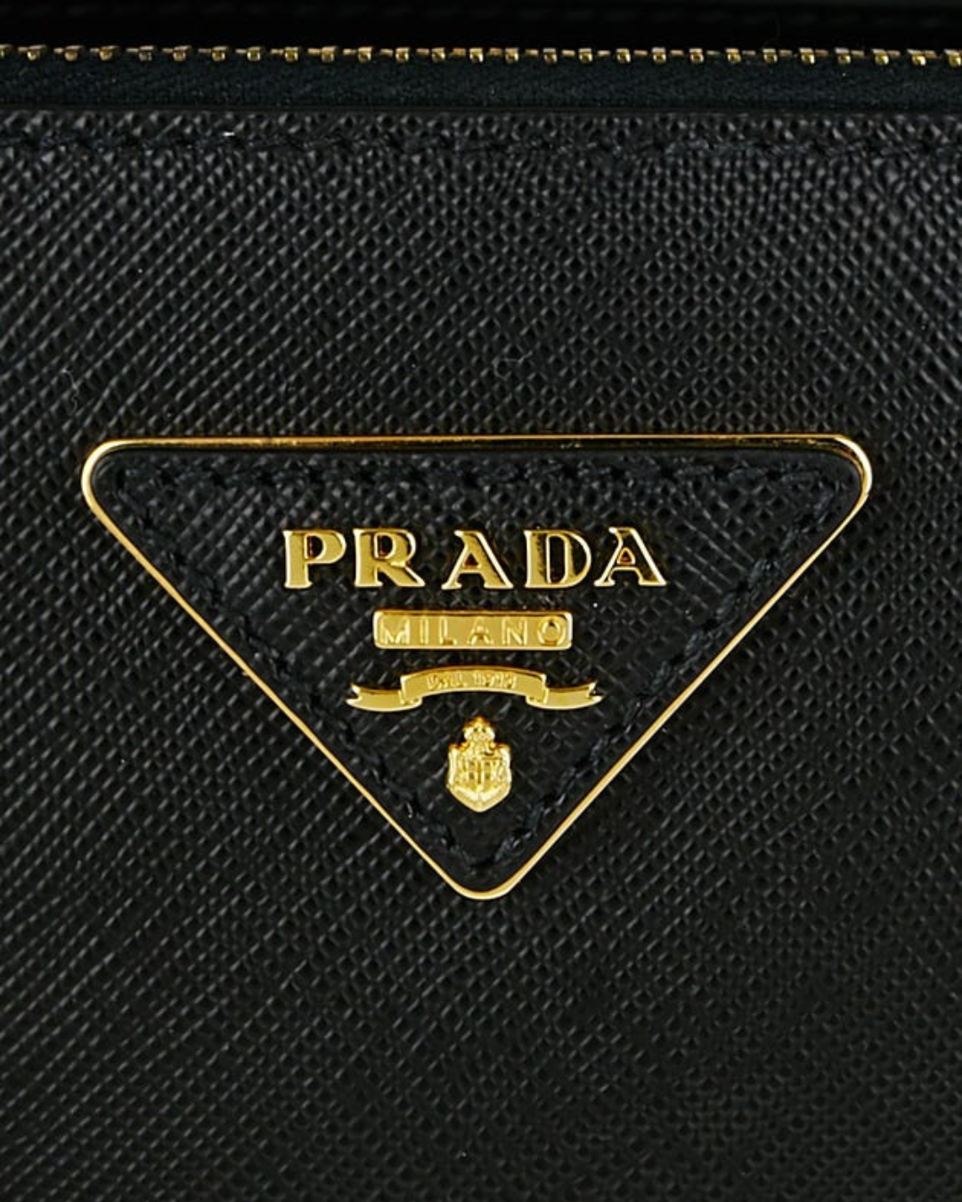 Prada Borsa Galleria Large Saffiano Nera — Pre-owned Autentica