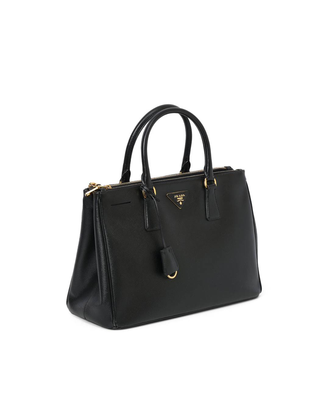 Prada Borsa Galleria Large Saffiano Nera — Pre-owned Autentica