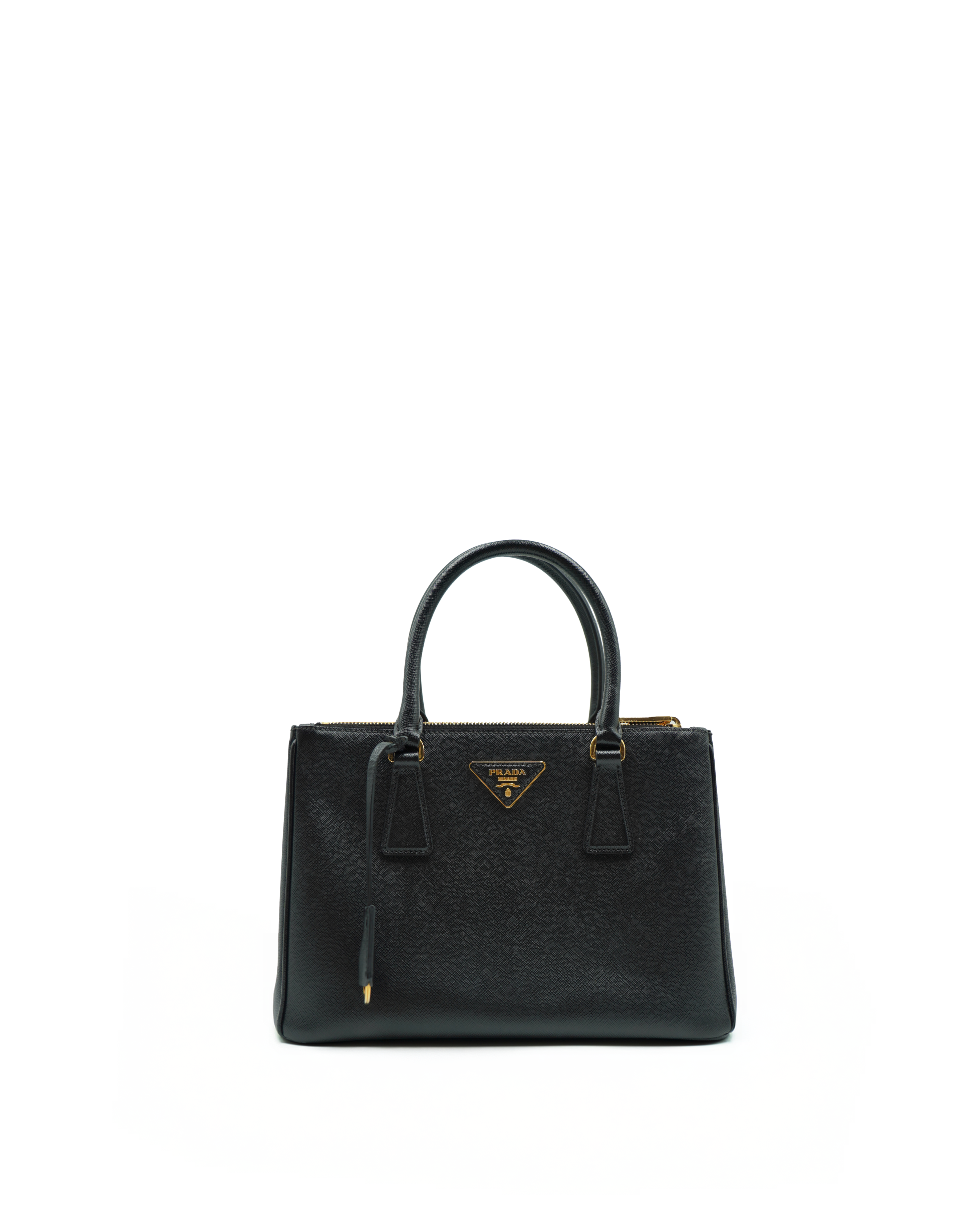 Prada Borsa Galleria Media Saffiano Nero