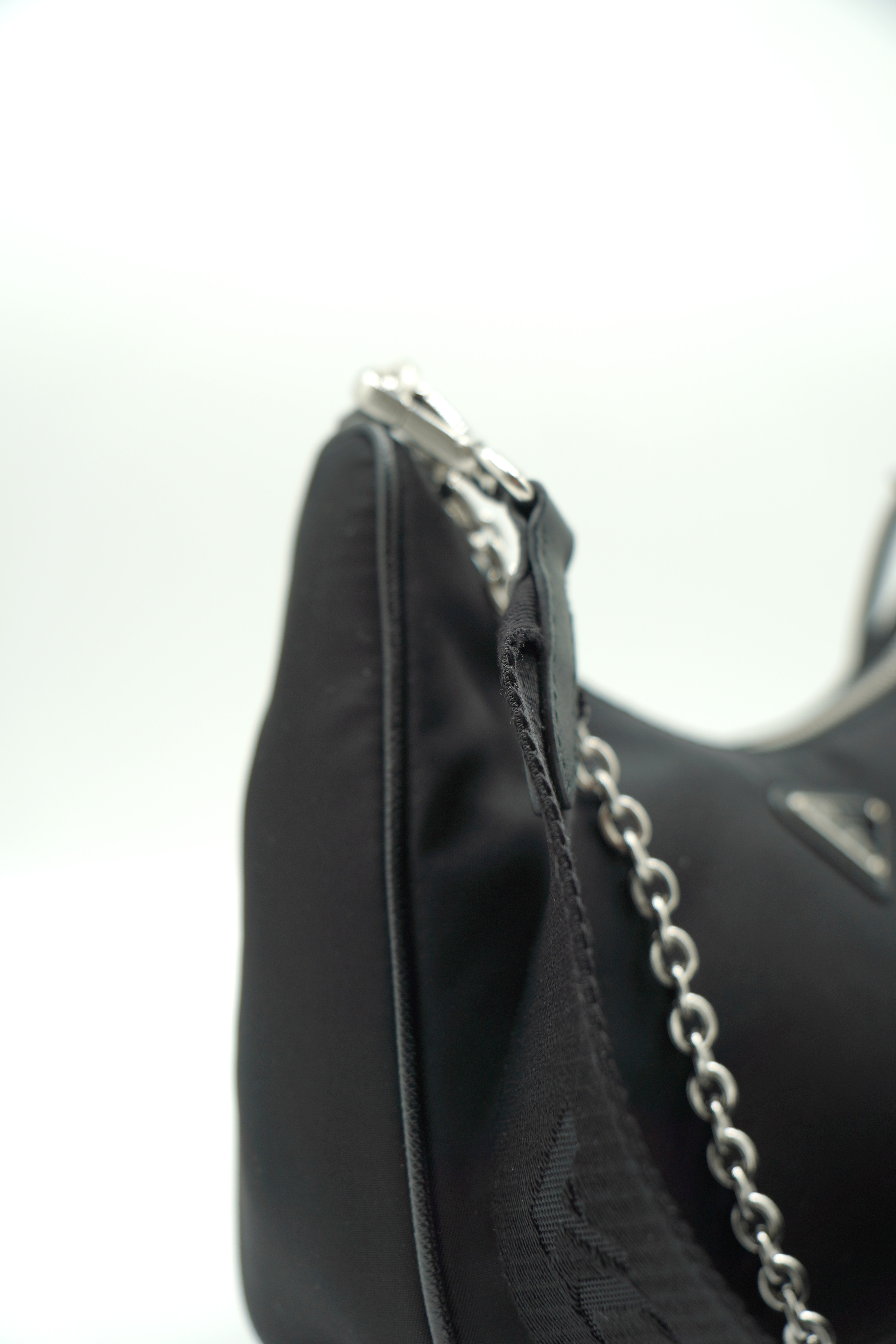 Prada Re-Edition 2005 Re-Nylon Black Accessories Bag - Authentic Used