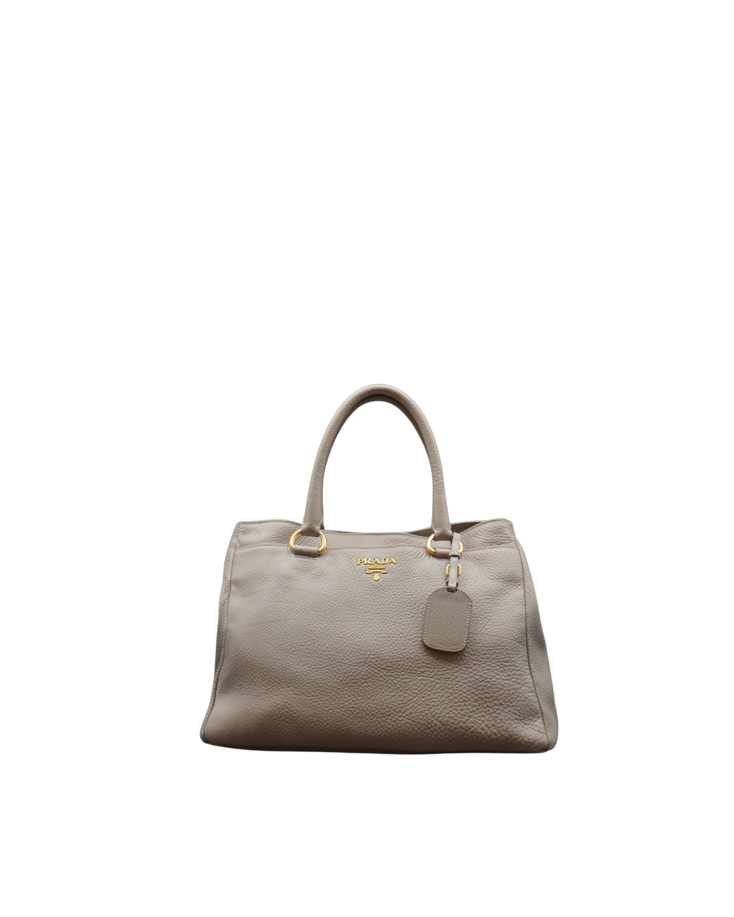 Shopping Prada pelle tortora - Aurea Luxury Lab