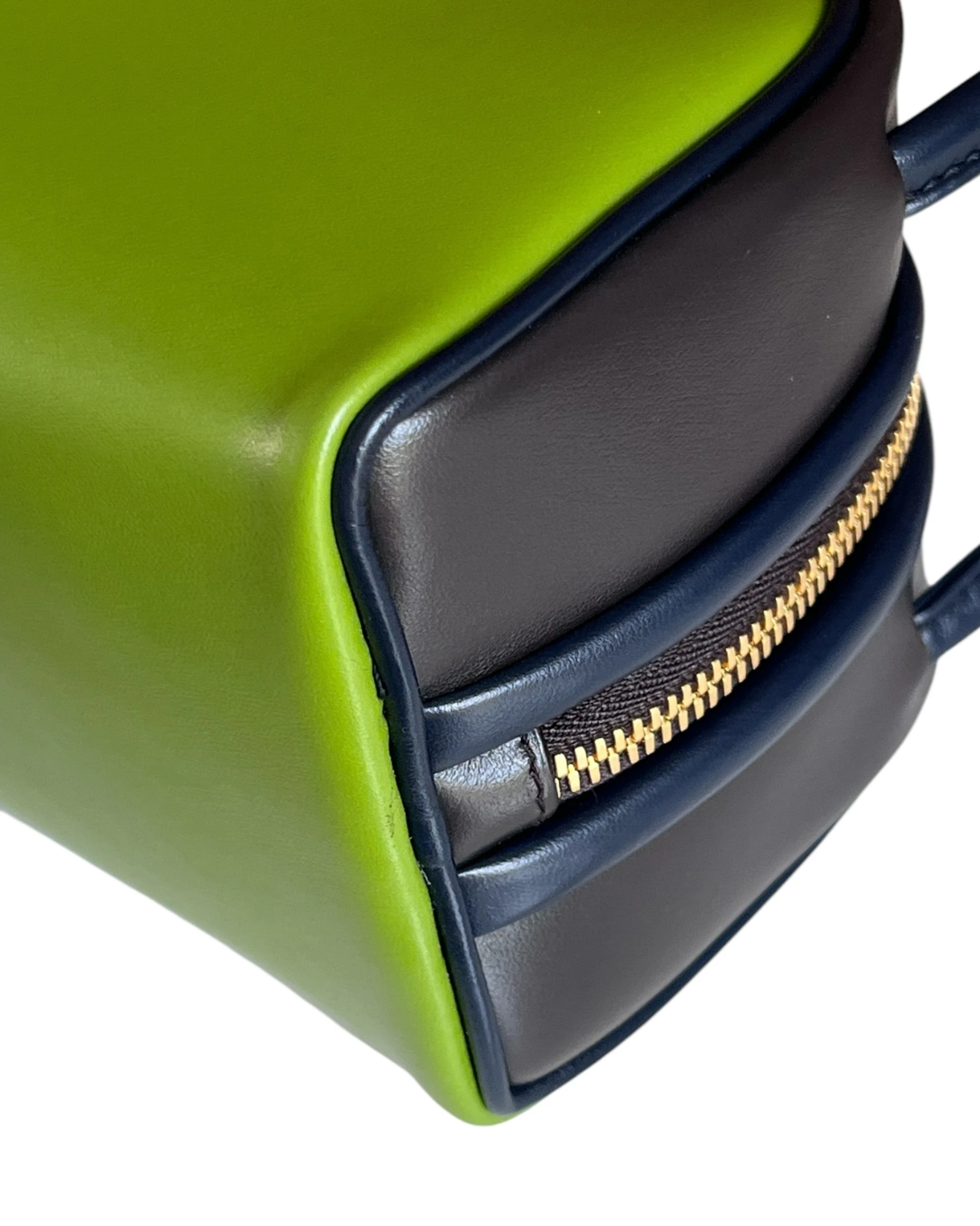 Prada Borsa Swing Pelle Verde e Blu Notte pre-owned certificata - Aurea Luxury Lab