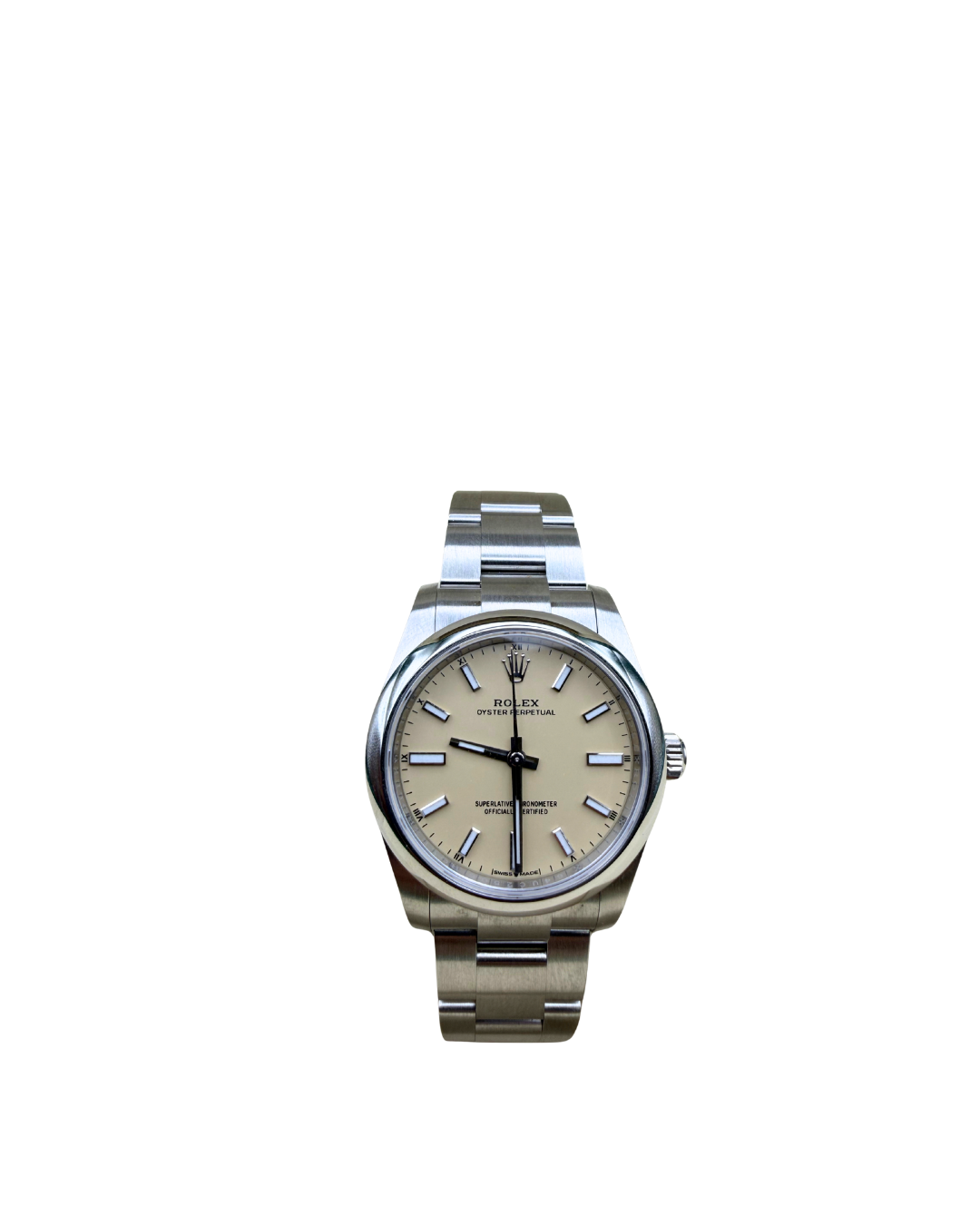 Rolex Orologio Oyster Perpetual 36 124200 Acciaio Quadrante Beige usato - Aurea Luxury Lab